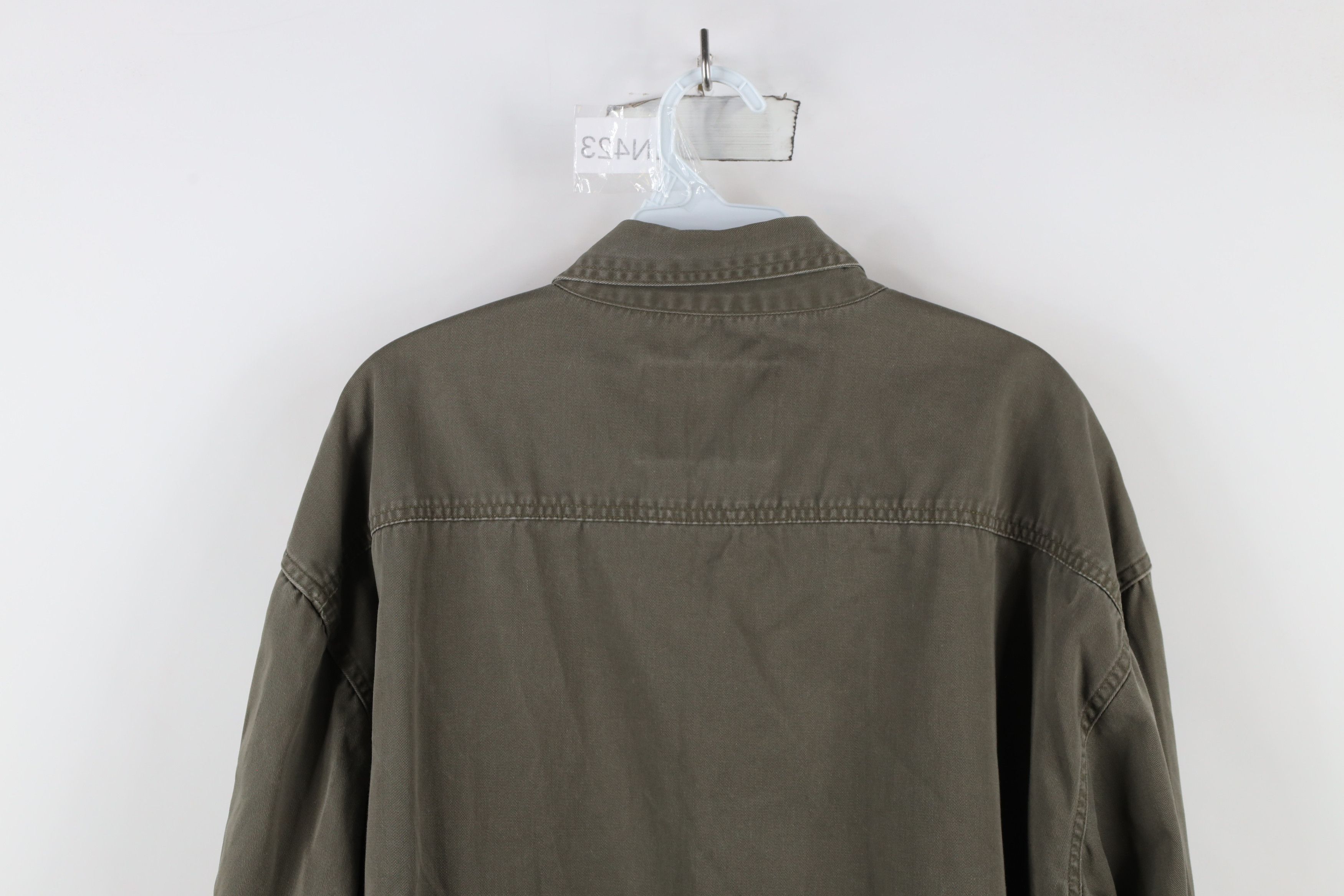 Vintage Vintage 90s Streetwear Las Vegas Nevada Button Shirt Green Size US XL / EU 56 / 4 - 11 Thumbnail
