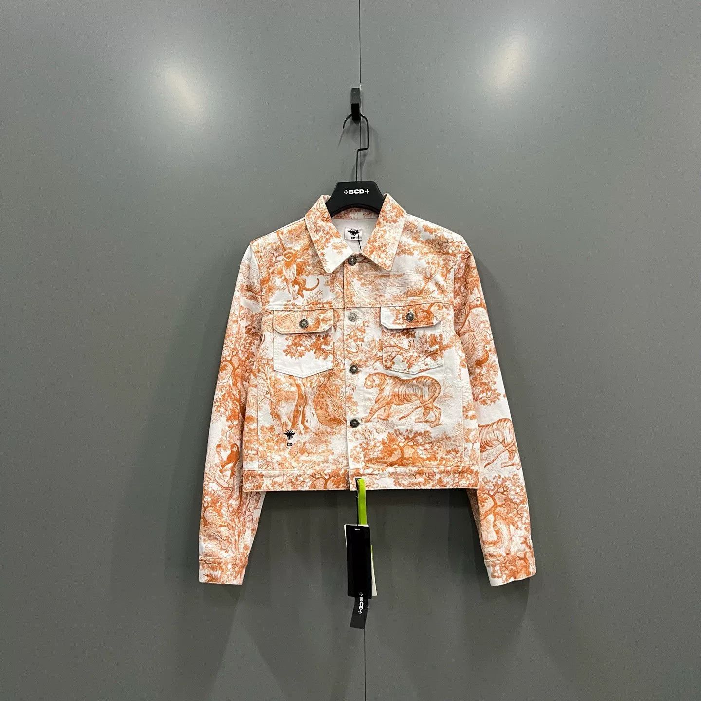 Dior Dior Animal Print Denim Jacket Size US L / EU 52-54 / 3 - 1 Thumbnail