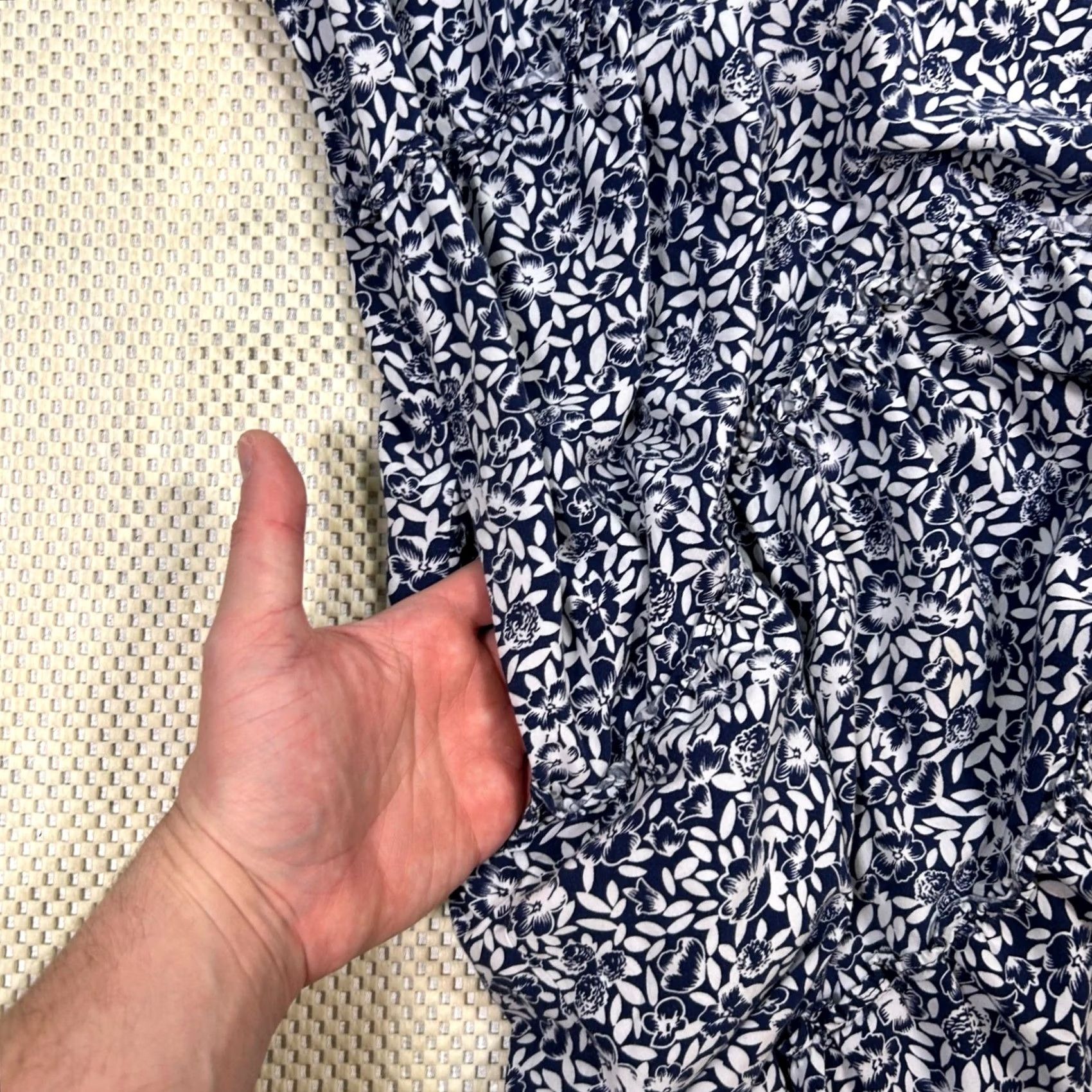 J.Crew J. Crew Floral Print V Neck Tiered Short Sleeve Mini Casual Dress XS Women Size 26" / US 2 / IT 38 - 4 Thumbnail
