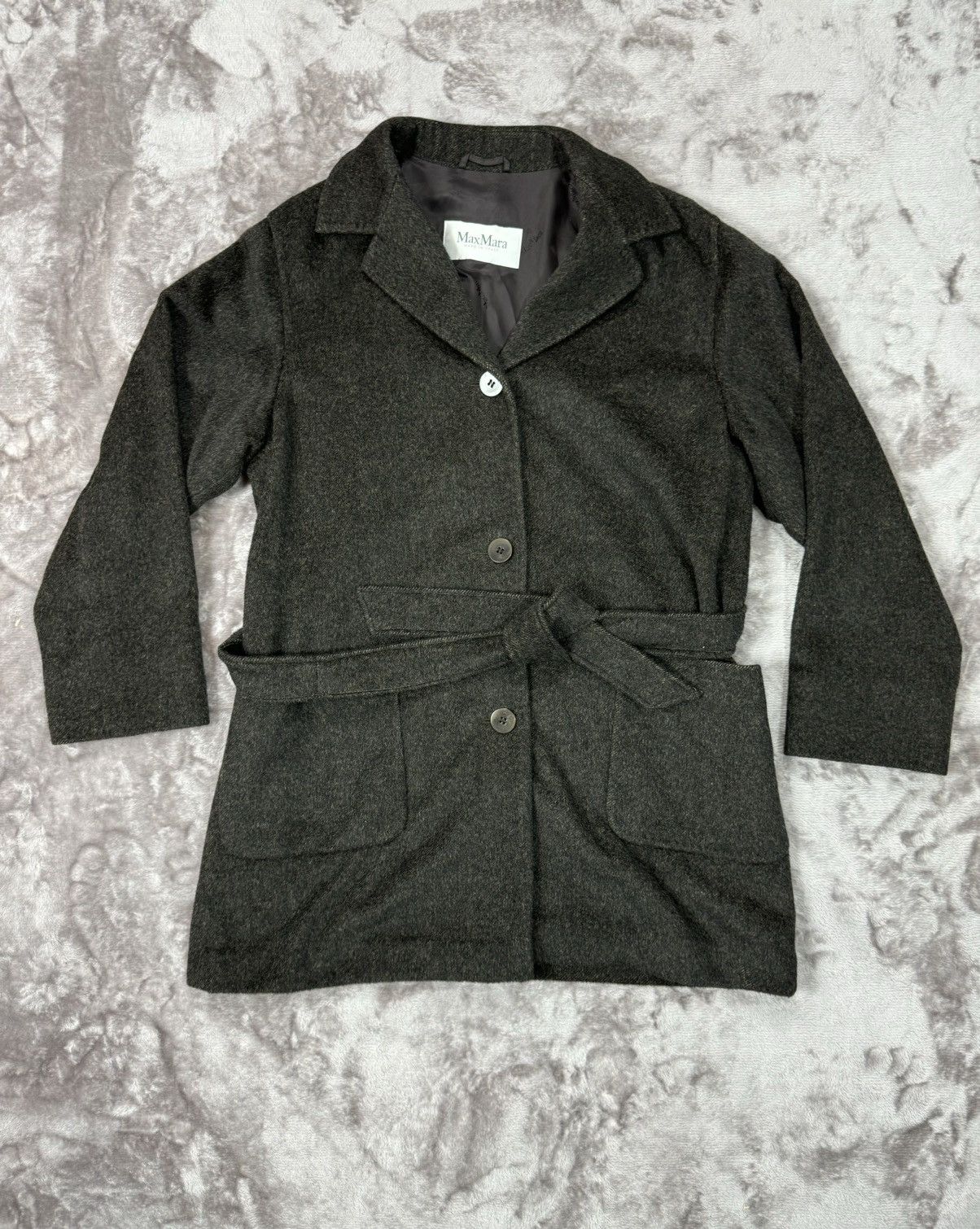 Max Mara Long Coat Max Mara alpaga brown size 42 fr Women Size M / US 6-8 / IT 42-44 - 1 Thumbnail