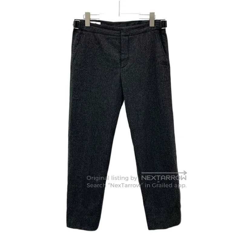 Hermes Hermes Charcoal Grey Wool Casual Trousers Size US 40 / EU 56 - 1 Thumbnail
