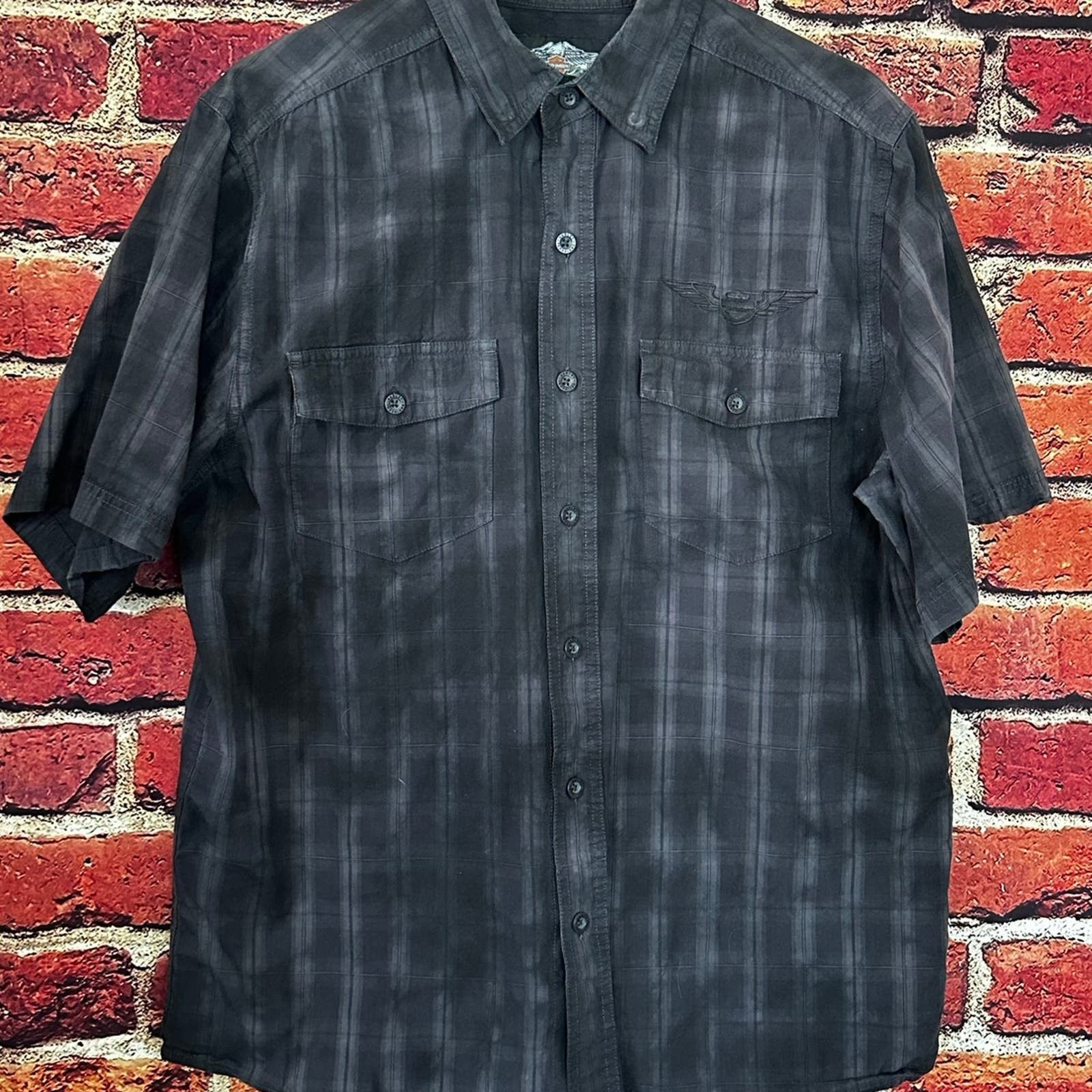 Harley Davidson Harley Davidson short sleeve button down shirt Size US L / EU 52-54 / 3 - 1 Thumbnail