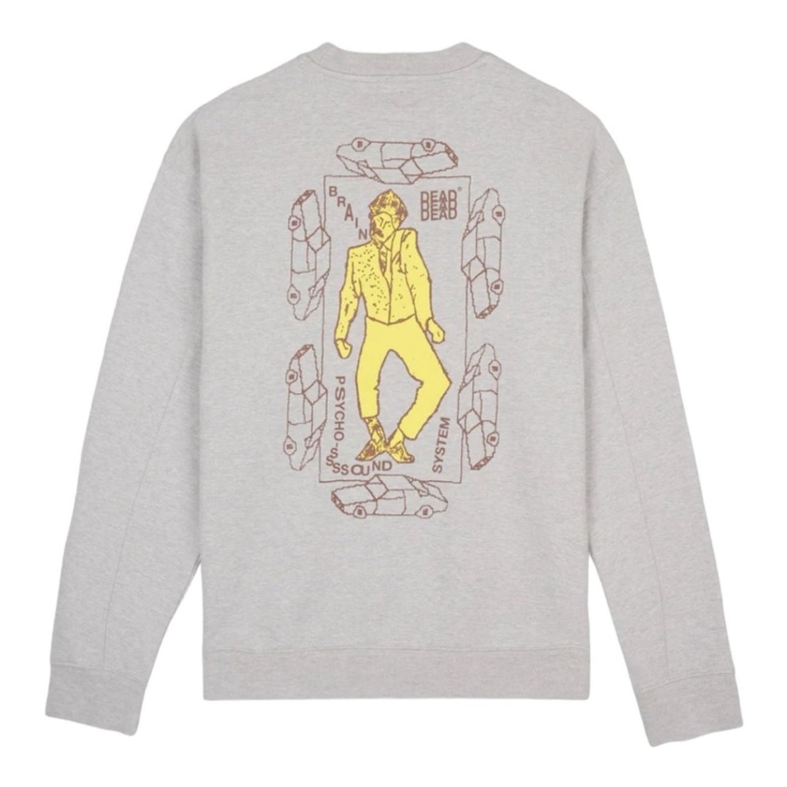 Brain Dead Brain Dead PROGRESSIVE ARTISTRY CREWNECK SWEATSHIRT GREY MED Size US M / EU 48-50 / 2 - 2 Thumbnail