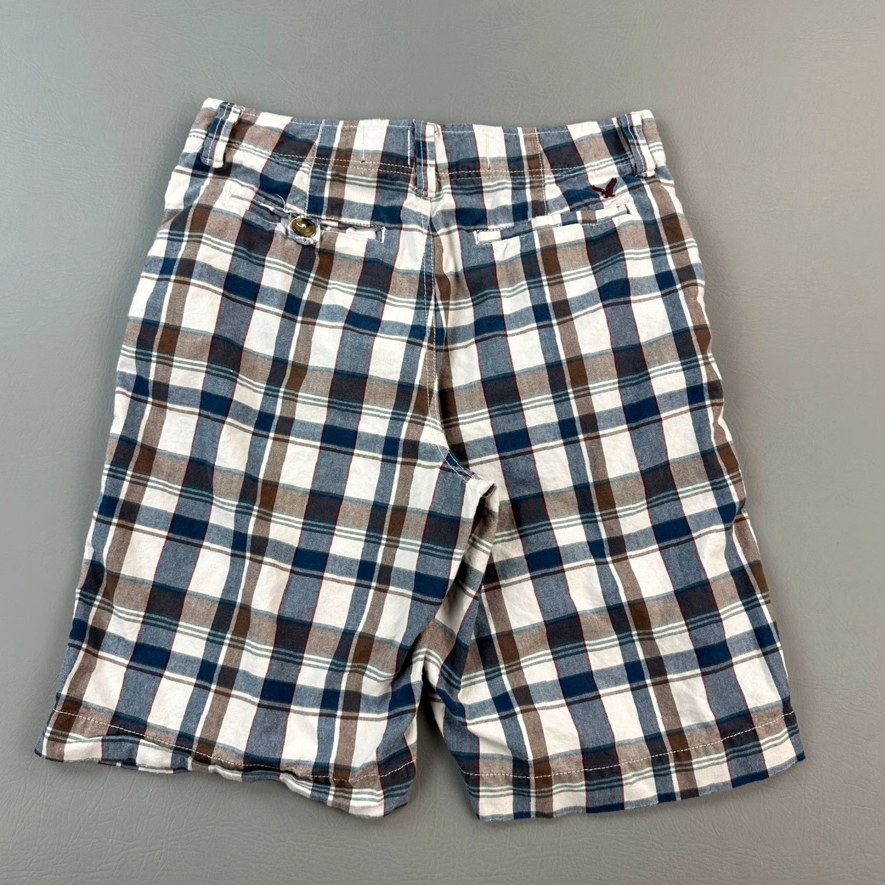 American Eagle Outfitters Vintage American Eagle Shorts Mens 30 Plaid Longer Length Chino Preppy Y2K Size US 30 / EU 46 - 6 Thumbnail
