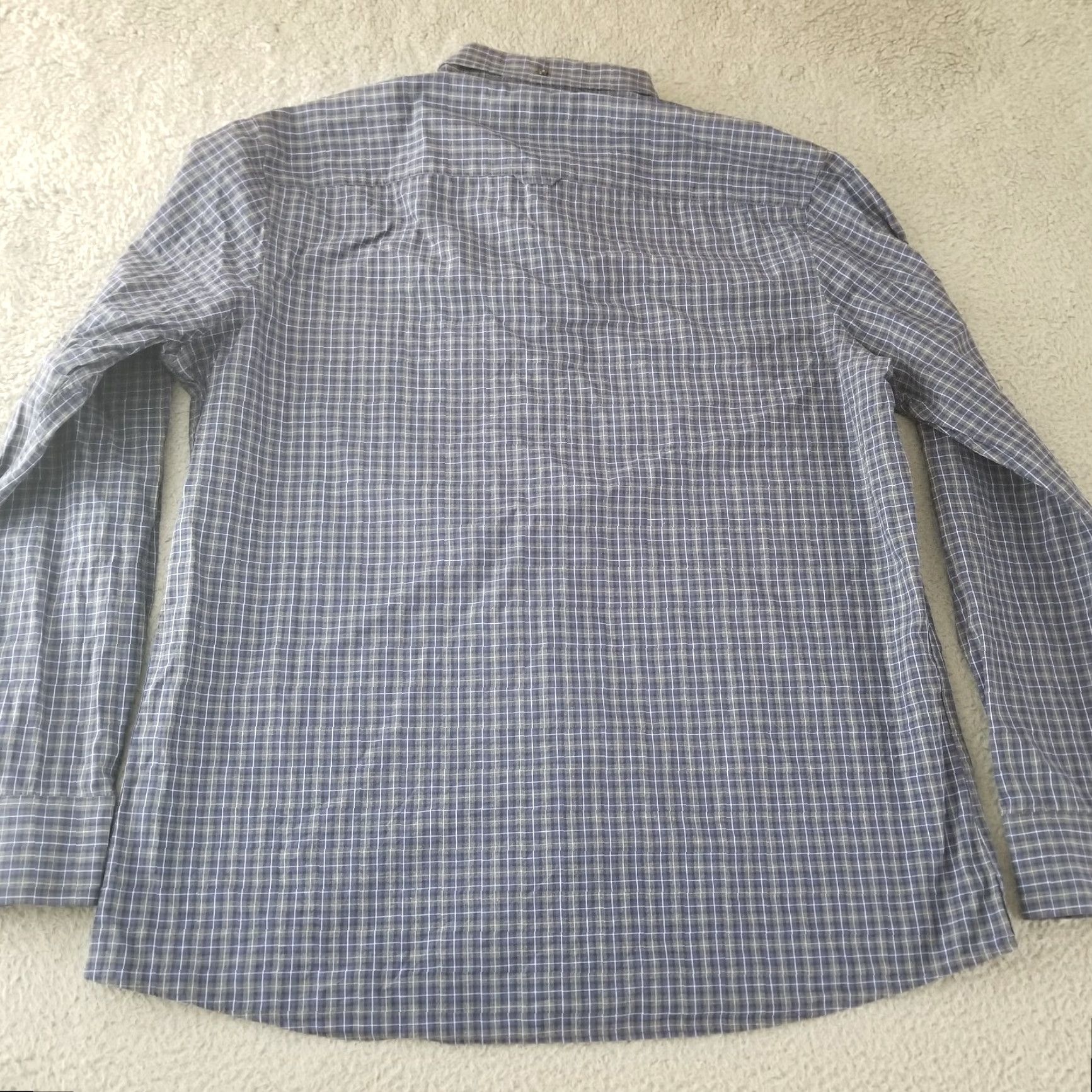 Nordstrom Nordstrom Shirt Button-Up Men XL Blue Check Cotton Long Sleeve Button-Down Casual Workwear Size US XL / EU 56 / 4 - 5 Thumbnail