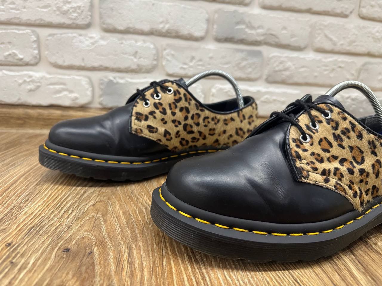 Dr. Martens Vintage Dr. Marten Docs 1461 Leopard Black Oxford Loafer Size US 7 / IT 37 - 8 Thumbnail
