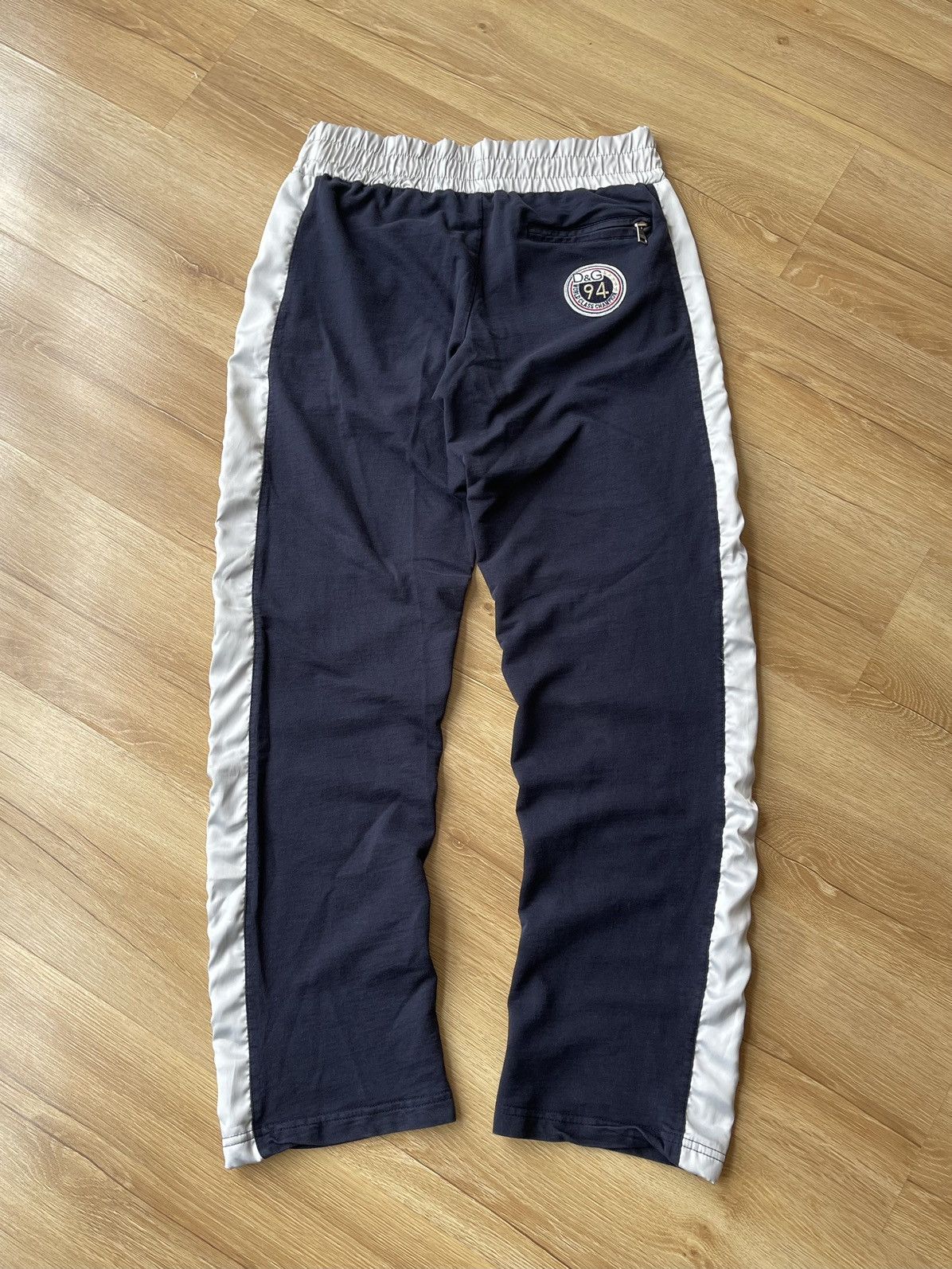 Dolce & Gabbana 90s Dolce Gabbana Stripped Sweatpants Retro Sportswear Y2K Size US 30 / EU 46 - 2 Thumbnail