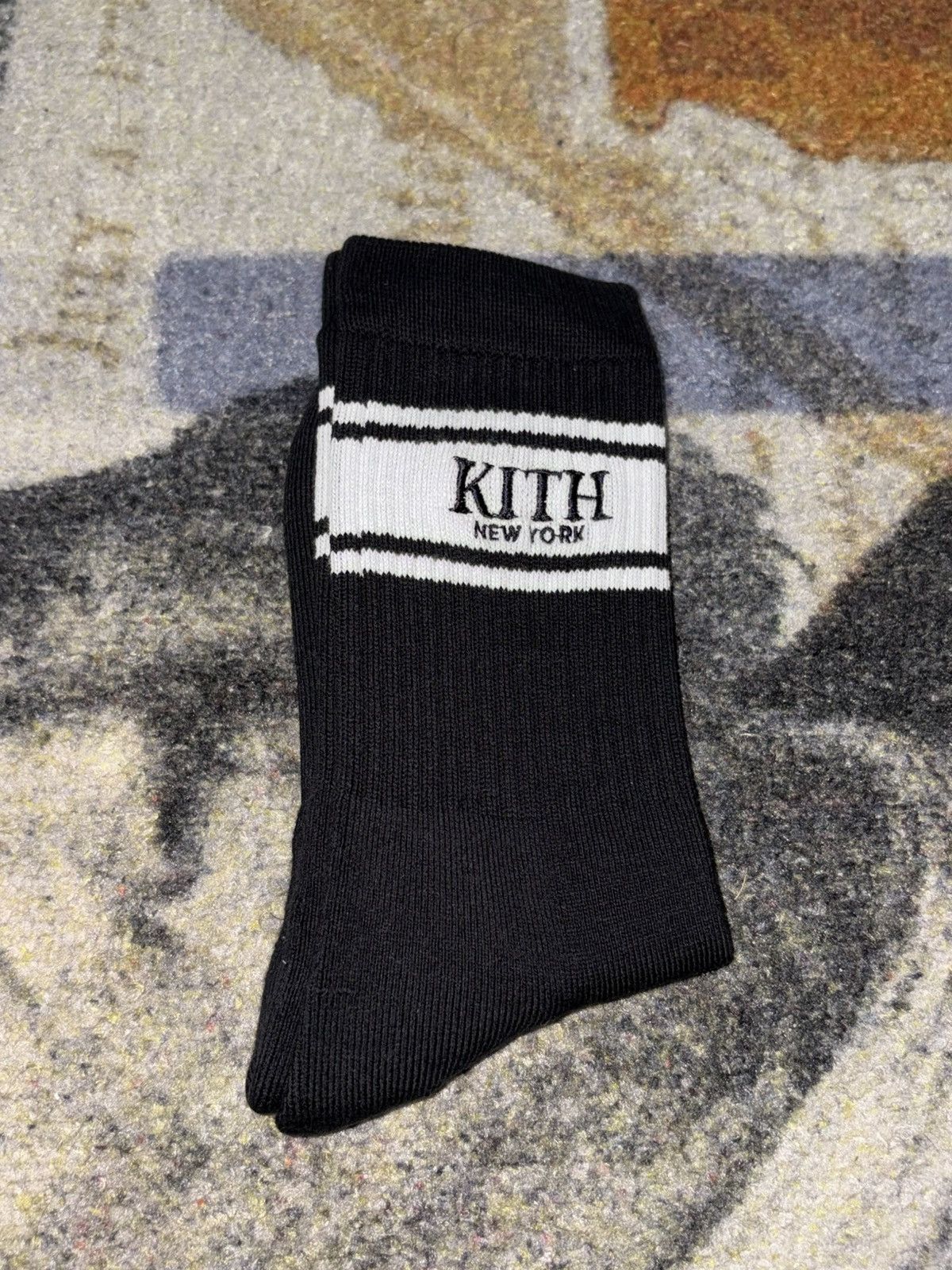 Kith Kith New York Logo Crew Socks (ONE SIZE) Size ONE SIZE - 1 Thumbnail
