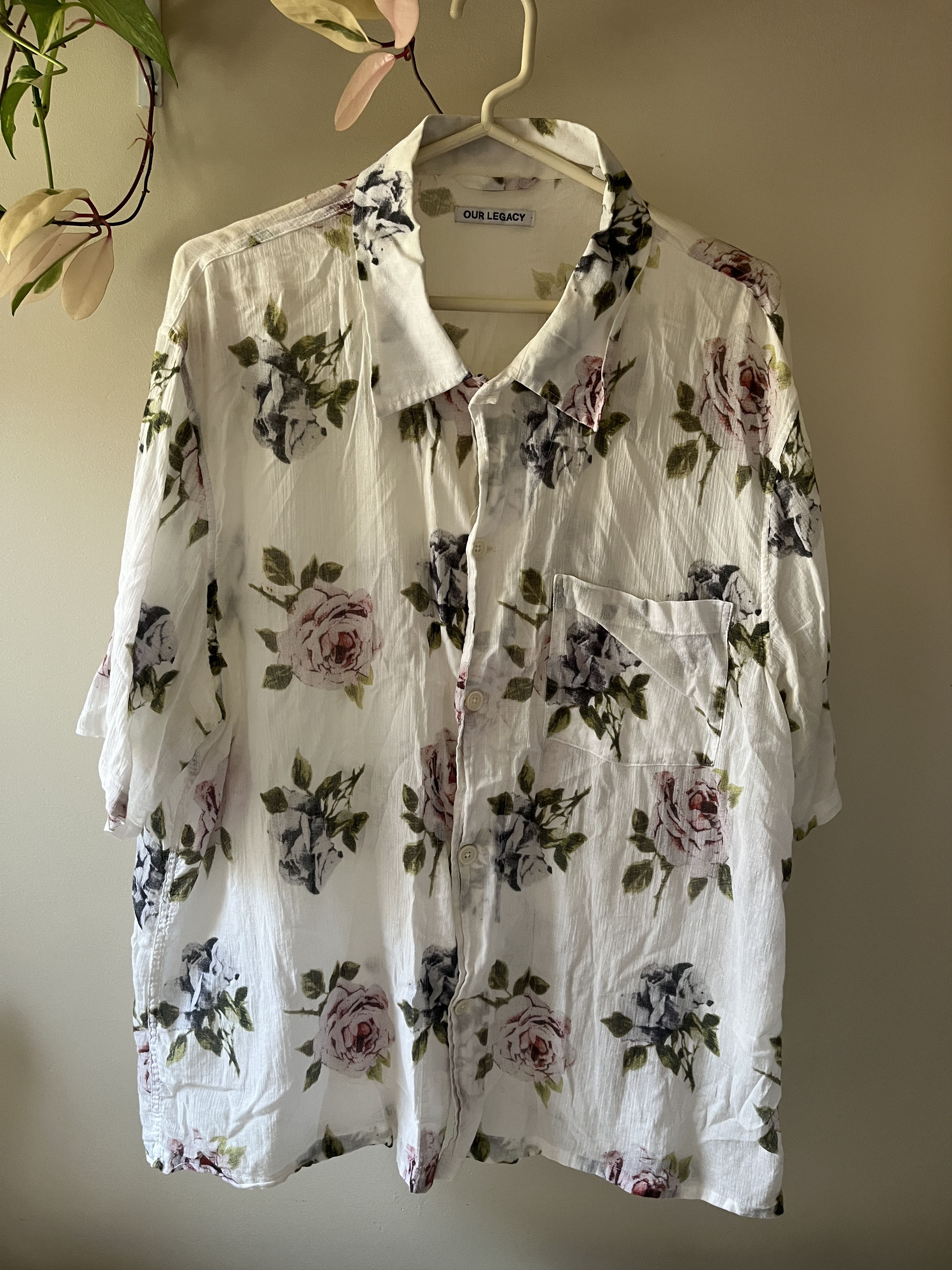 Our Legacy Our Legacy Box Shirt Strobe Print | Grailed