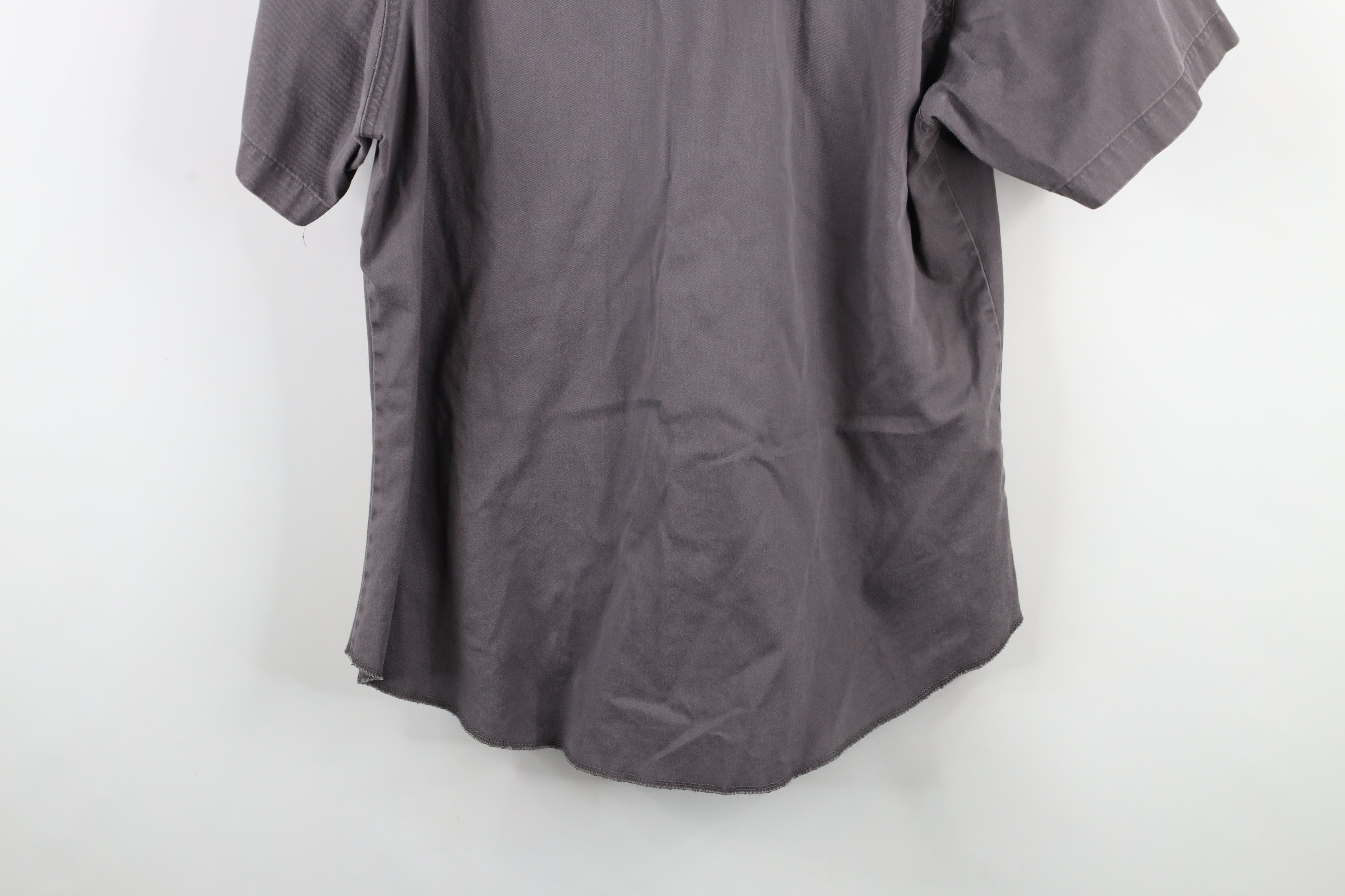 Vintage × Wrangler Vintage 90s Wrangler Western Cowboy Snap Button Shirt Gray Size US L / EU 52-54 / 3 - 15 Thumbnail