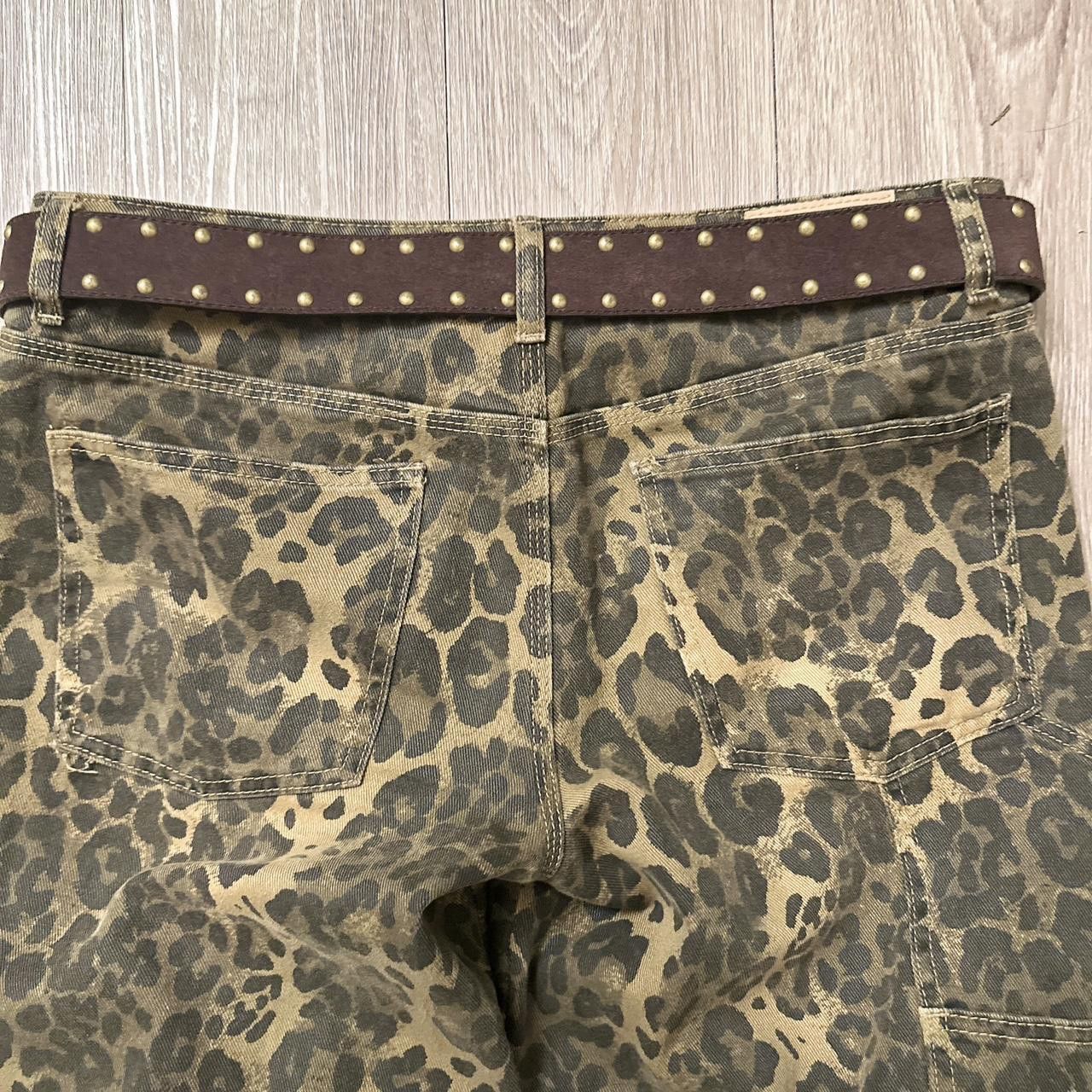 Michael Kors × Vintage Michael Kors Vintage Gold Studded Leather Belt Cowboy Y2K Size US 32 / EU 48 - 3 Thumbnail