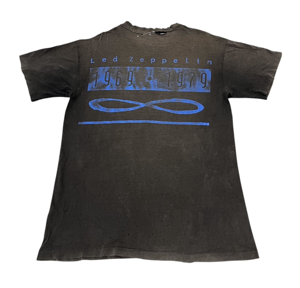 Vintage Vintage 90s Led Zeppelin Sun Faded Distressed Thrashed Tee Size US M / EU 48-50 / 2 - 6 Thumbnail