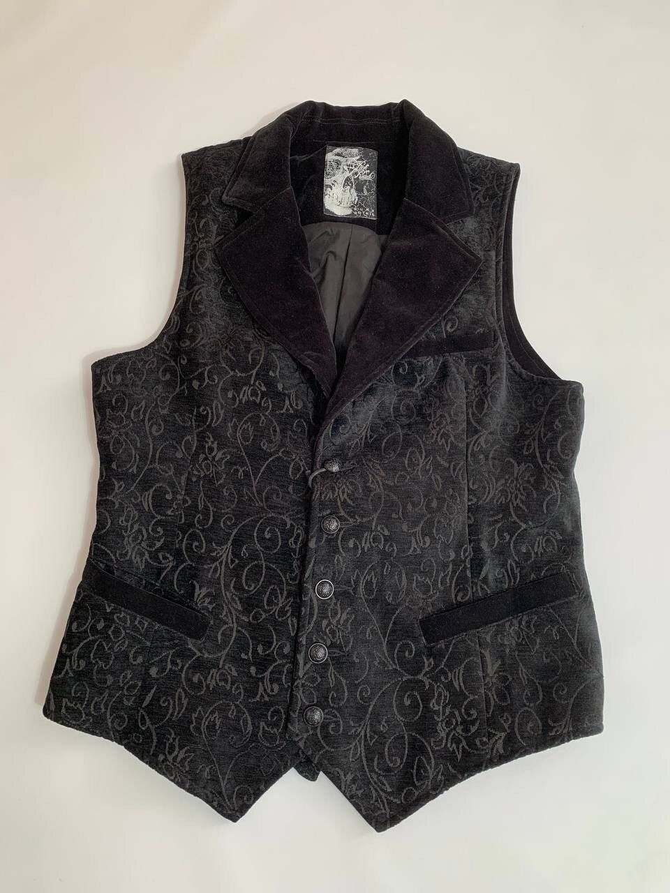 Vintage Crazy Vampires Vest Punk Rave Ghotic Size US M / EU 48-50 / 2 - 2 Thumbnail