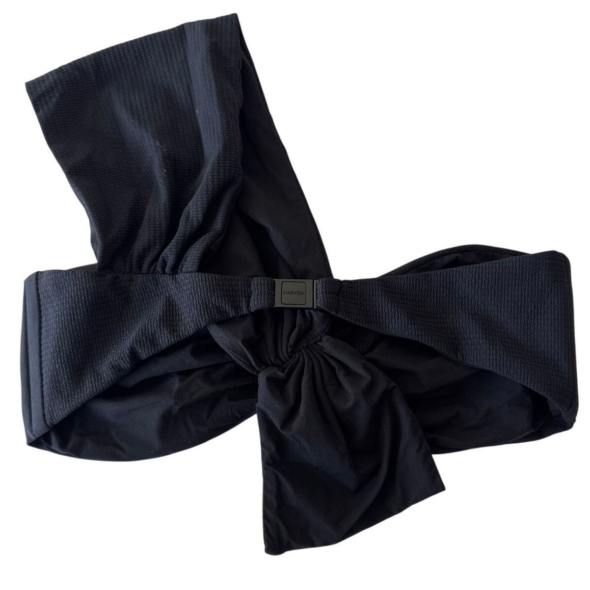 Marysia MARYSIA Venice One Shoulder Bikini Top Size Medium Black Size ONE SIZE - 5 Thumbnail