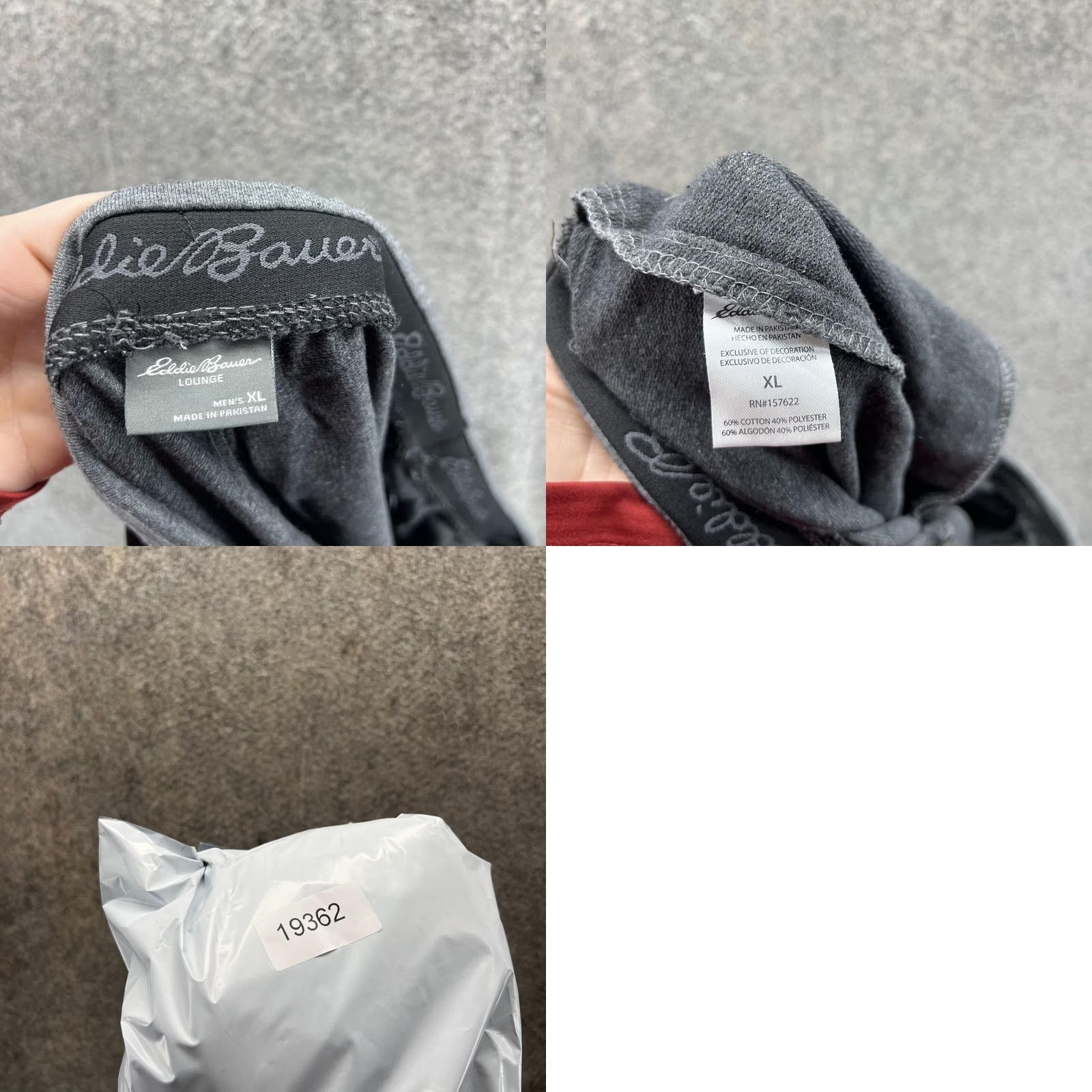 Eddie Bauer Eddie Bauer Shorts Men XL Gray Polyester Athletic Training Zip Drawstring Inseam 7 in Vintage No Regular Men’s XL Size US 36 / EU 52 - 9 Thumbnail