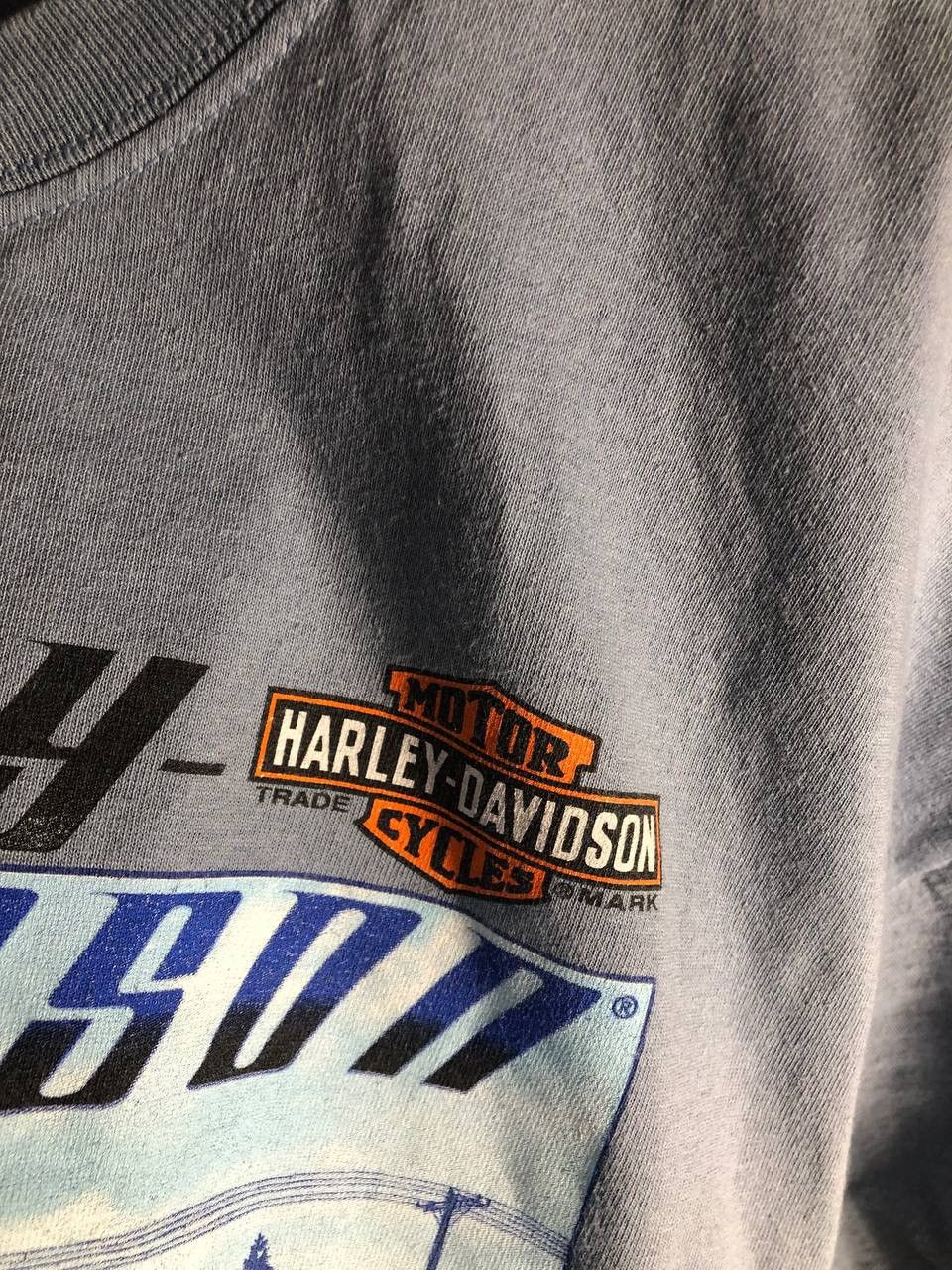 Harley Davidson × Vintage VERY RARE HARLEY DAVIDSON EUROPEAN BIKE WEEK DOUBLE PRINTED Size US XL / EU 56 / 4 - 4 Thumbnail