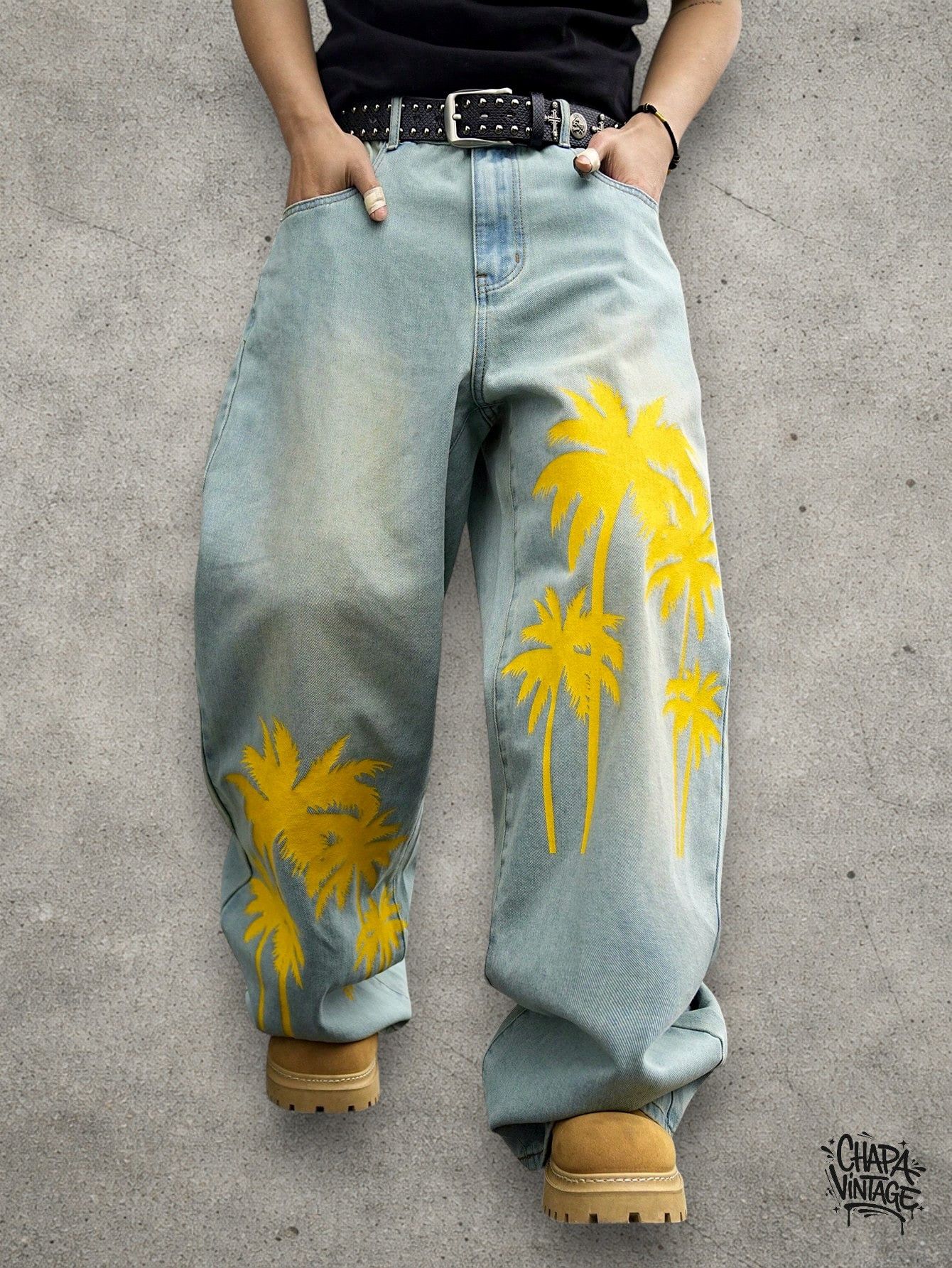Vintage Baggy light jeans Size US 32 / EU 48 - 3 Thumbnail