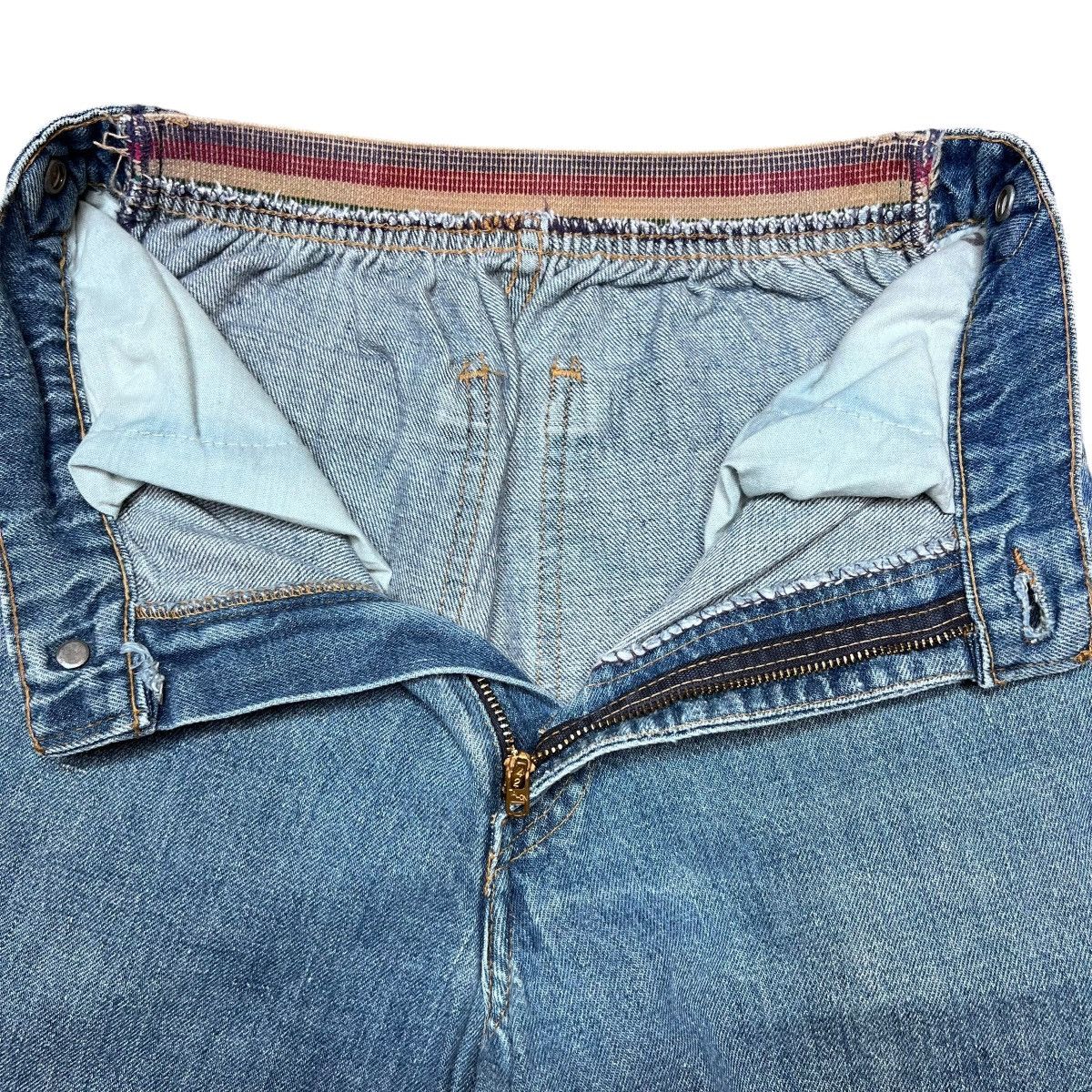Levi's × Vintage Levis 214 Fresh Produce Orange Tab Flared Bell Bottom Jeans Size 26" / US 2 / IT 38 - 4 Thumbnail