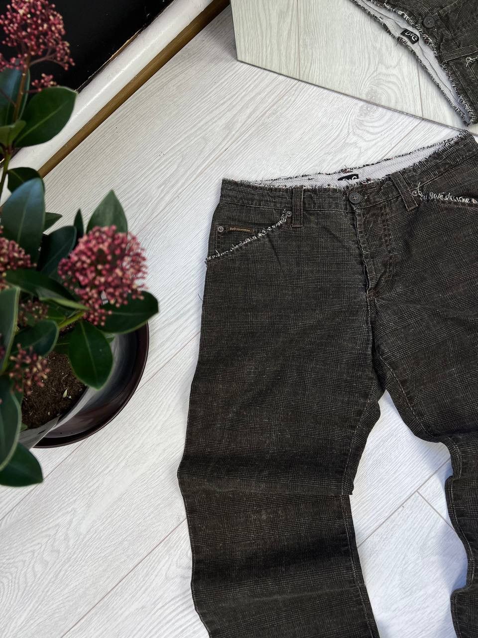 Dolce & Gabbana × Vintage Vintage Dolce & Gabbana D&G Wool Casual Pants Trousers Size US 33 - 3 Thumbnail