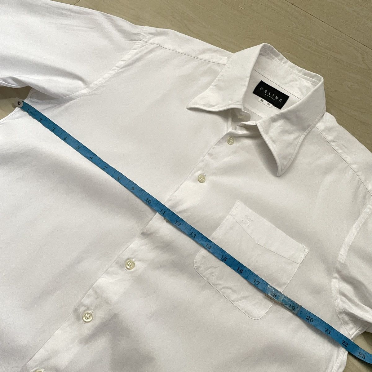 Celine × Designer Celine Homme long sleeve shirt Size US L / EU 52-54 / 3 - 8 Thumbnail
