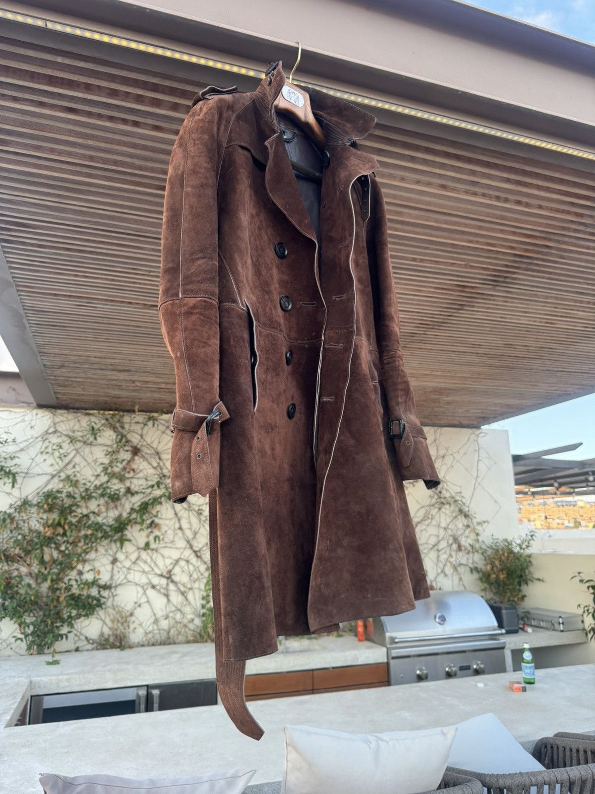 Burberry Prorsum Burberry Prorsum FW11 suede trench size 50 Size US M / EU 48-50 / 2 - 7 Thumbnail