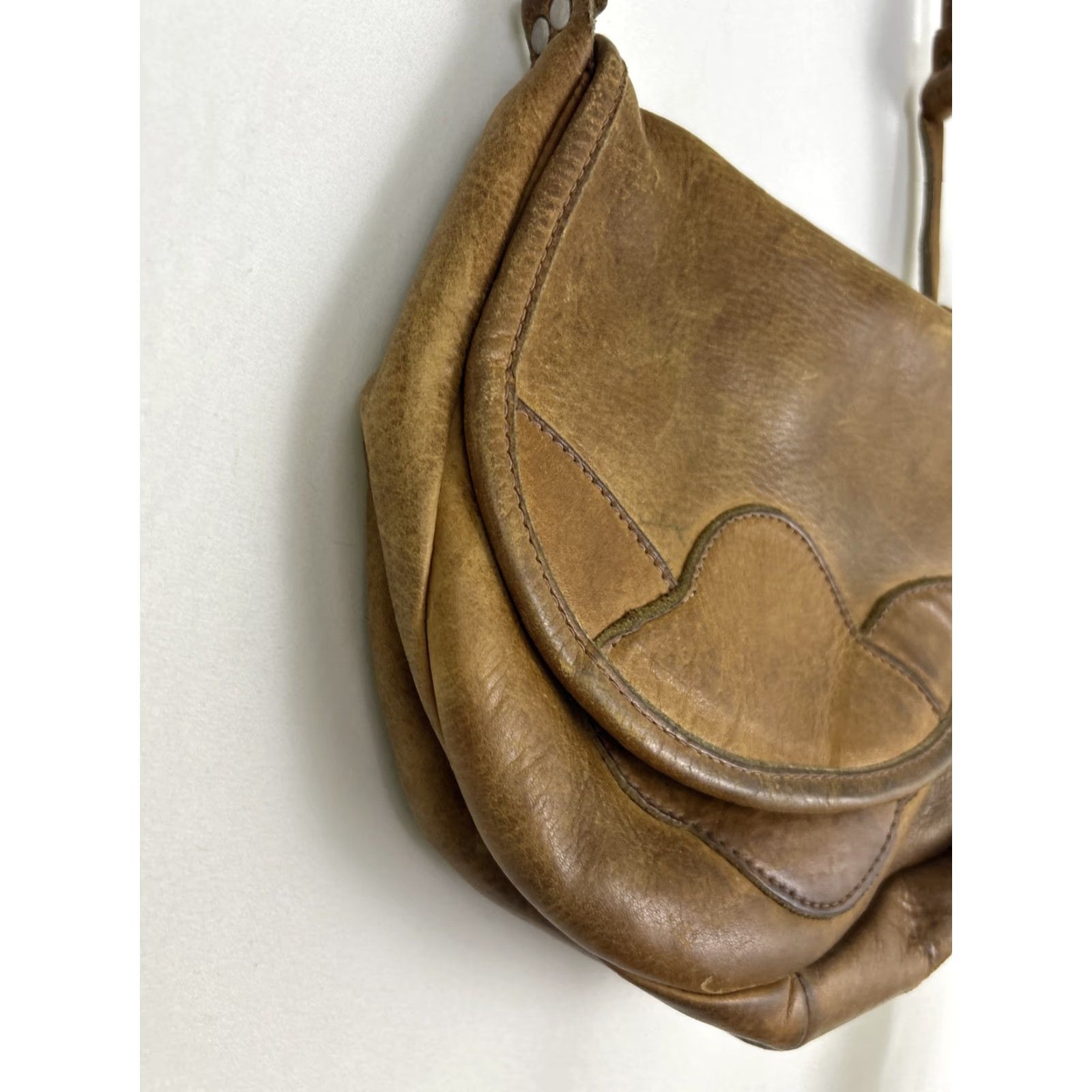 Vintage **Vintage Brown Leather Crossbody Purse Small** User: Vintage Brown Leather Crossbody Purse Small 7.5x7.5x3 Size ONE SIZE - 3 Thumbnail