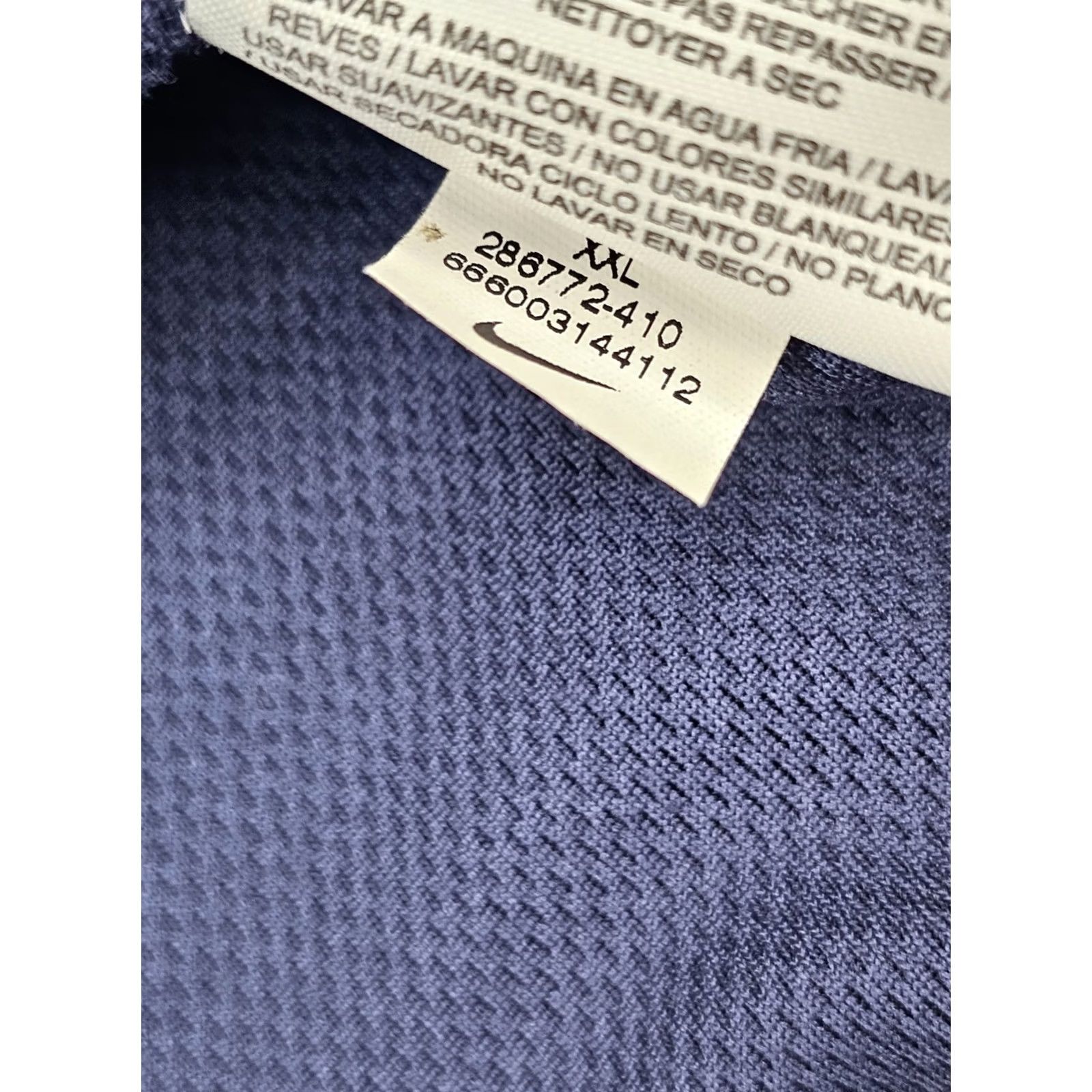 Nike Nike Golf Dri-FIT Polo Shirt Men XXL Navy Blue Short Sleeve Trintech Logo Embroidered Performance Wicking IGUS Size US XXL / EU 58 / 5 - 7 Thumbnail