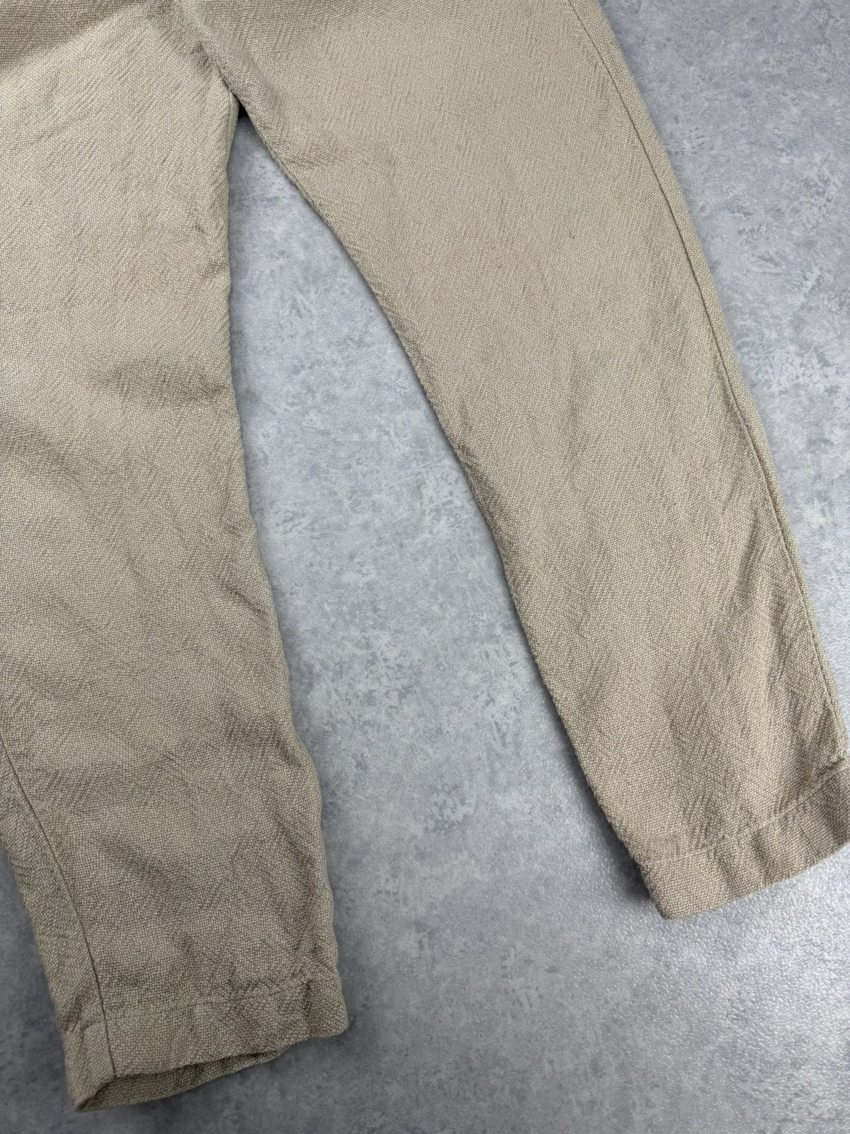 Other Ateliers Francais de Confection Linen Pants Beige Size 3 Size 30" / US 8 / IT 44 - 2 Thumbnail