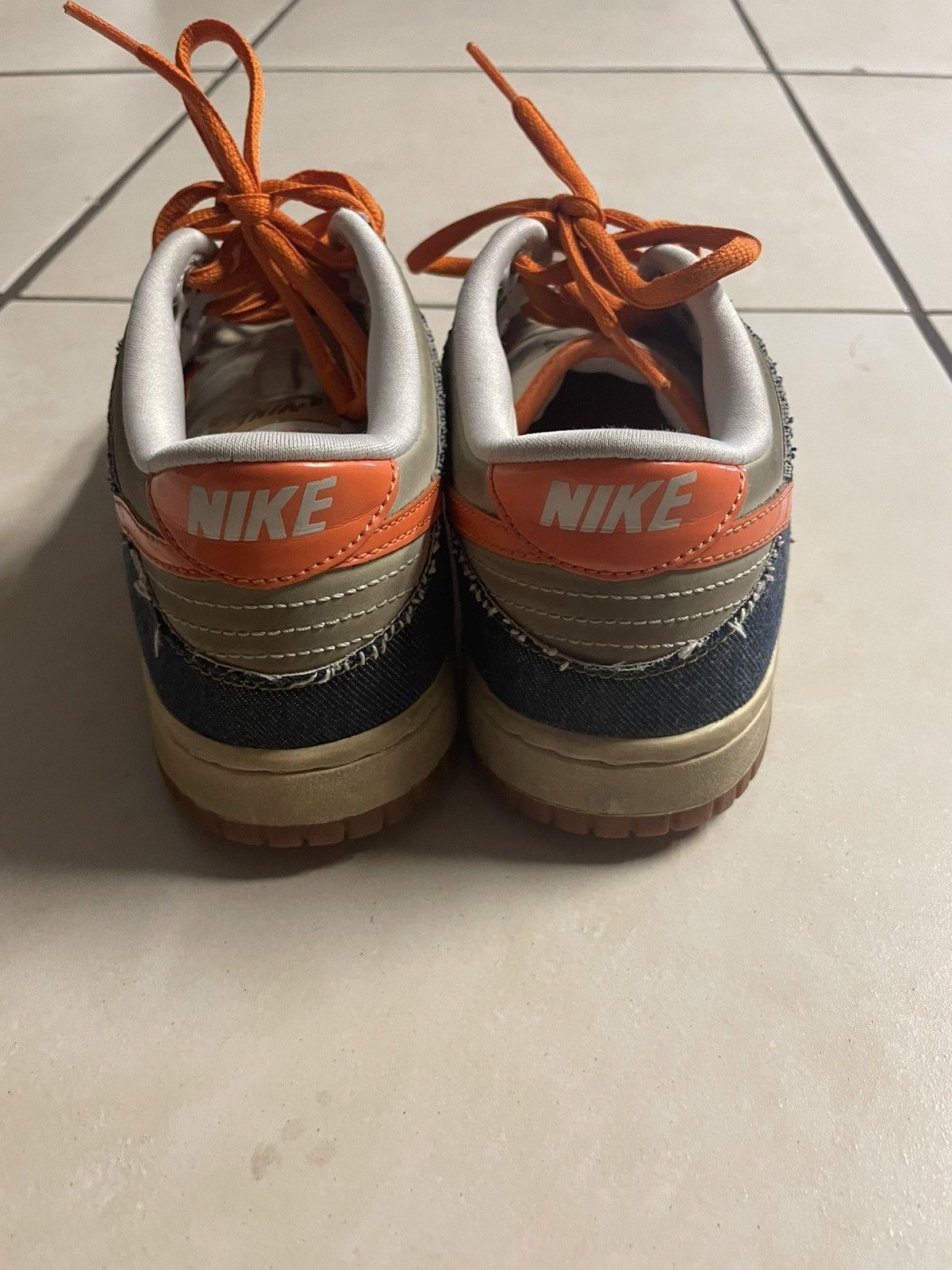 Nike Nike Dunk Birch Tango Denim 2006 Size US 7.5 / IT 37.5 - 3 Thumbnail
