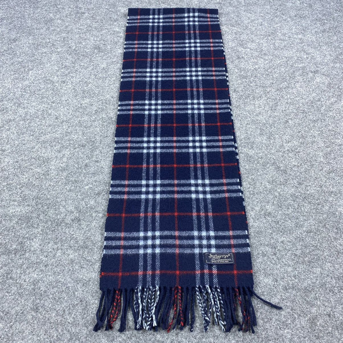 Burberry × Vintage Burberrys Scarf # D300 # Muffler # Neckwear Size ONE SIZE - 3 Thumbnail
