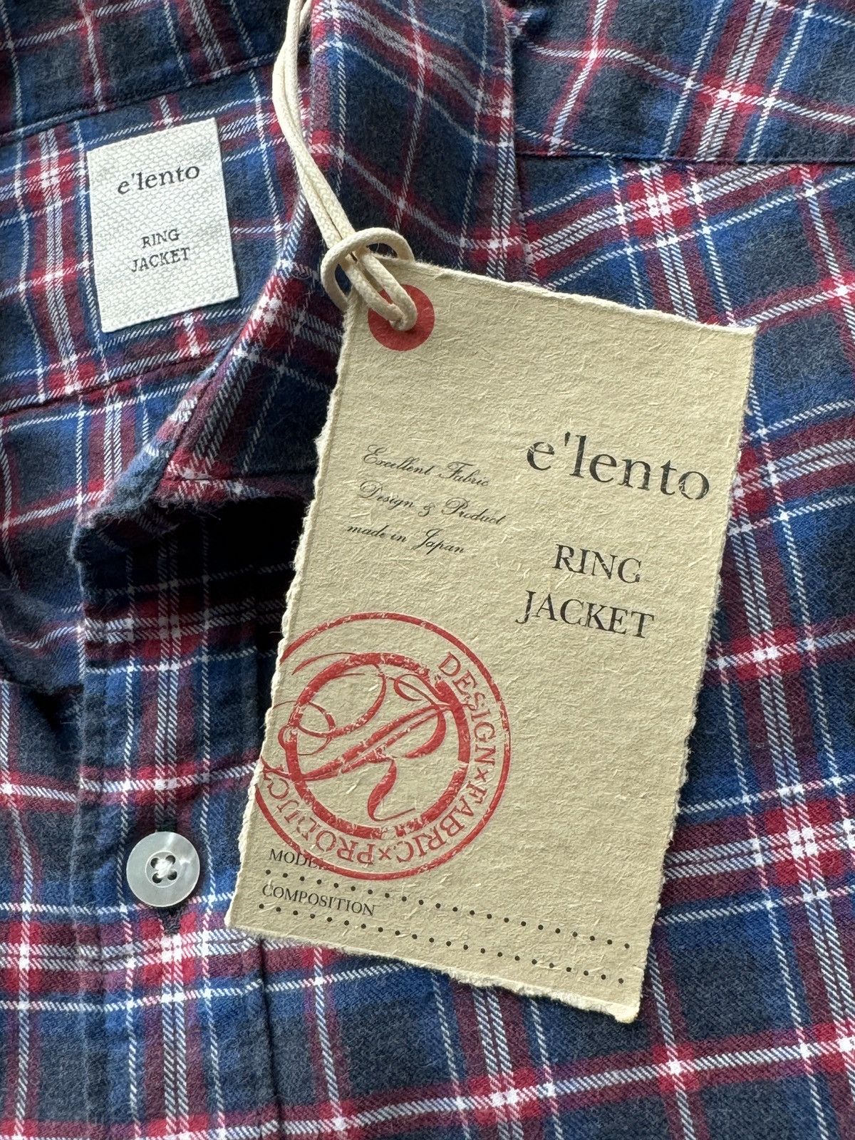 Ring Jacket Elento by Ring Jacket Japan Made Mens Cotton Check Shirt Size US S / EU 44-46 / 1 - 19 Thumbnail