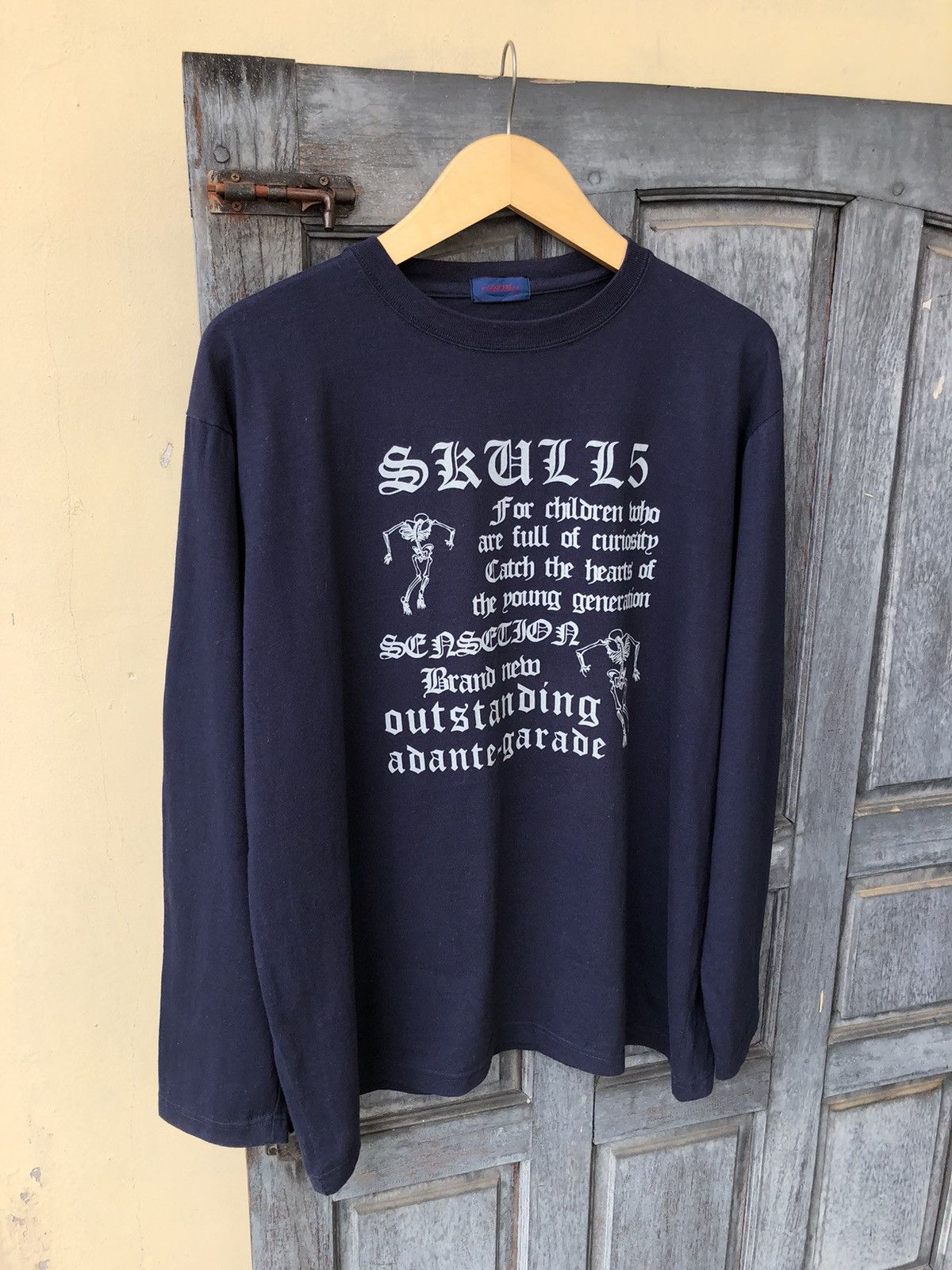 Japanese Brand Vincere Japanese Skull Poem Adante-Garade AKA Avant Garde Size US L / EU 52-54 / 3 - 4 Thumbnail