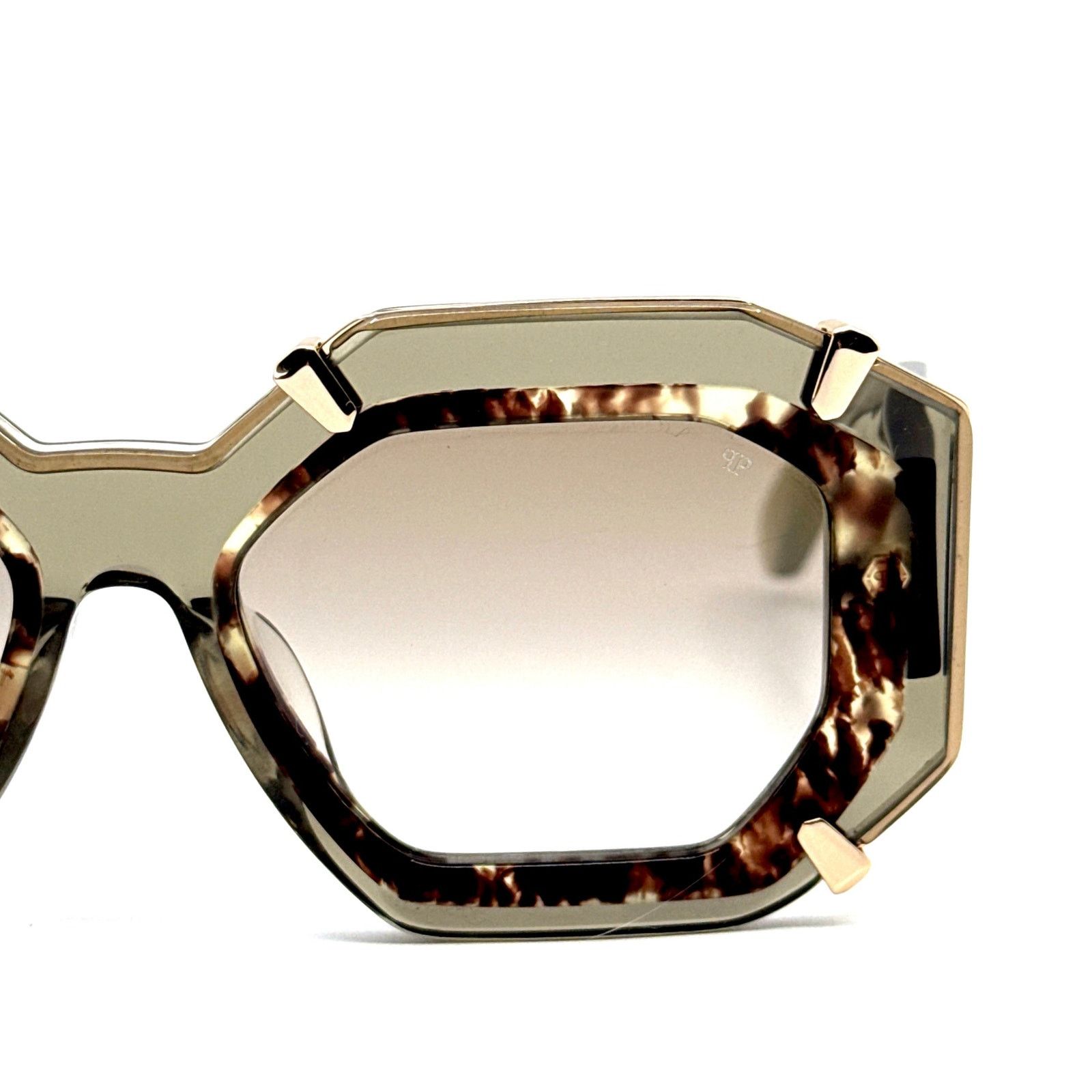 Philipp Plein New PHILIPP PLEIN Sunglasses Plein Supreme Star SPP098V G61G Size ONE SIZE - 7 Thumbnail