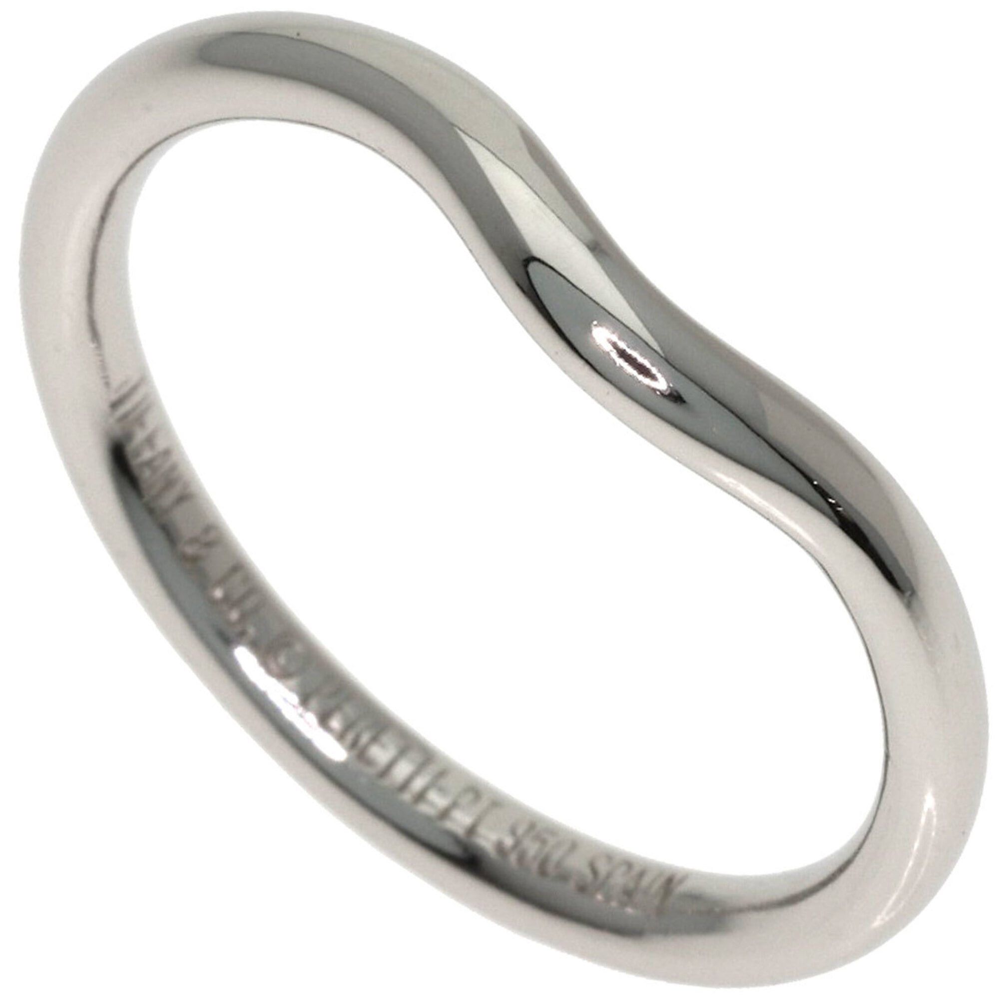 Tiffany & Co. Tiffany & Co. Curved Band Ring, Platinum PT950, Women's Ring. Size ONE SIZE - 1 Thumbnail