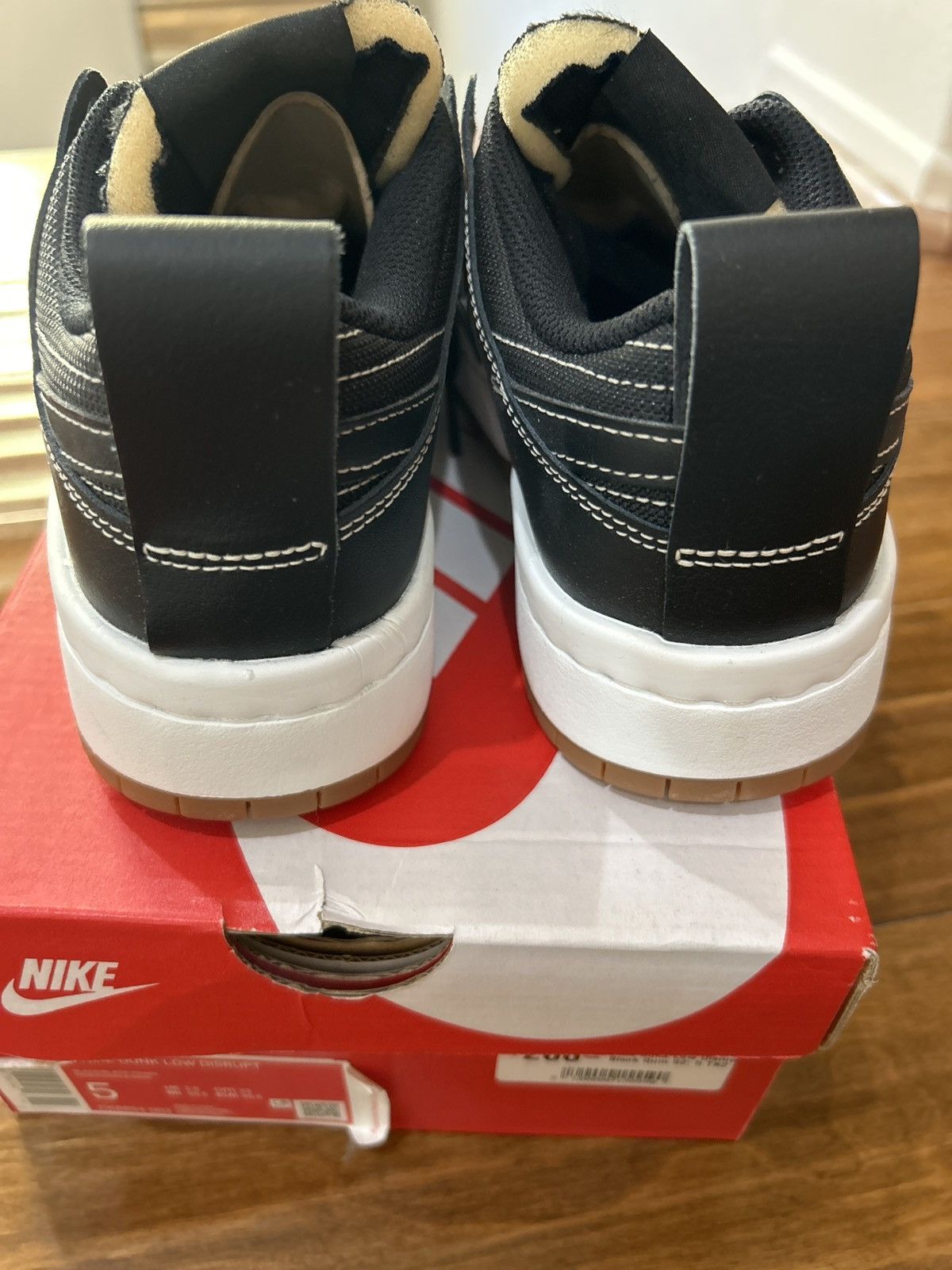 Nike Nike Dunk Low Disrupt Black Gum (Women’s) Black Size 5 Size US 5 / IT 35 - 5 Thumbnail