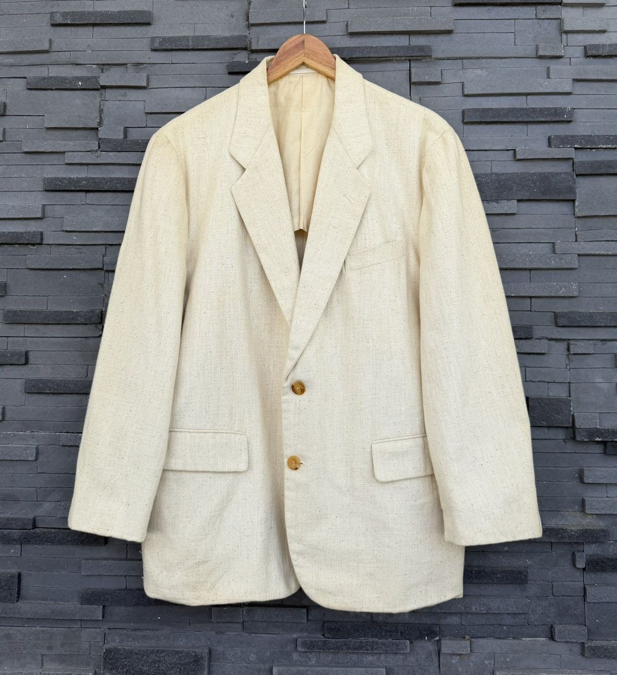 Comme des Garcons Homme Plus AD1990 Vintage Comme des Garçons Homme Plus Canvas Blazer Size US M / EU 48-50 / 2 - 12 Thumbnail