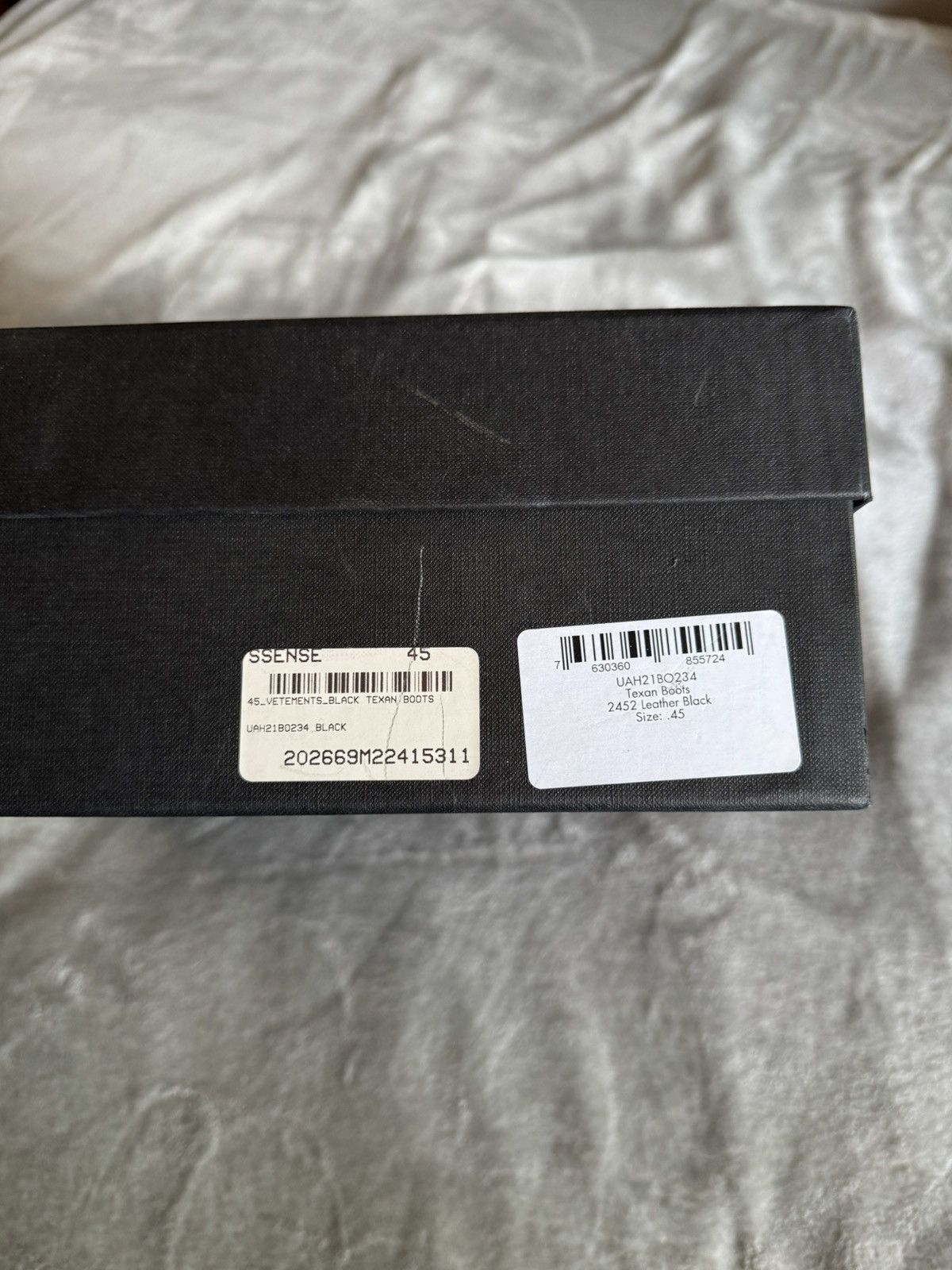 Vetements Black Leather Texan Boots Size US 12 / EU 45 - 8 Thumbnail