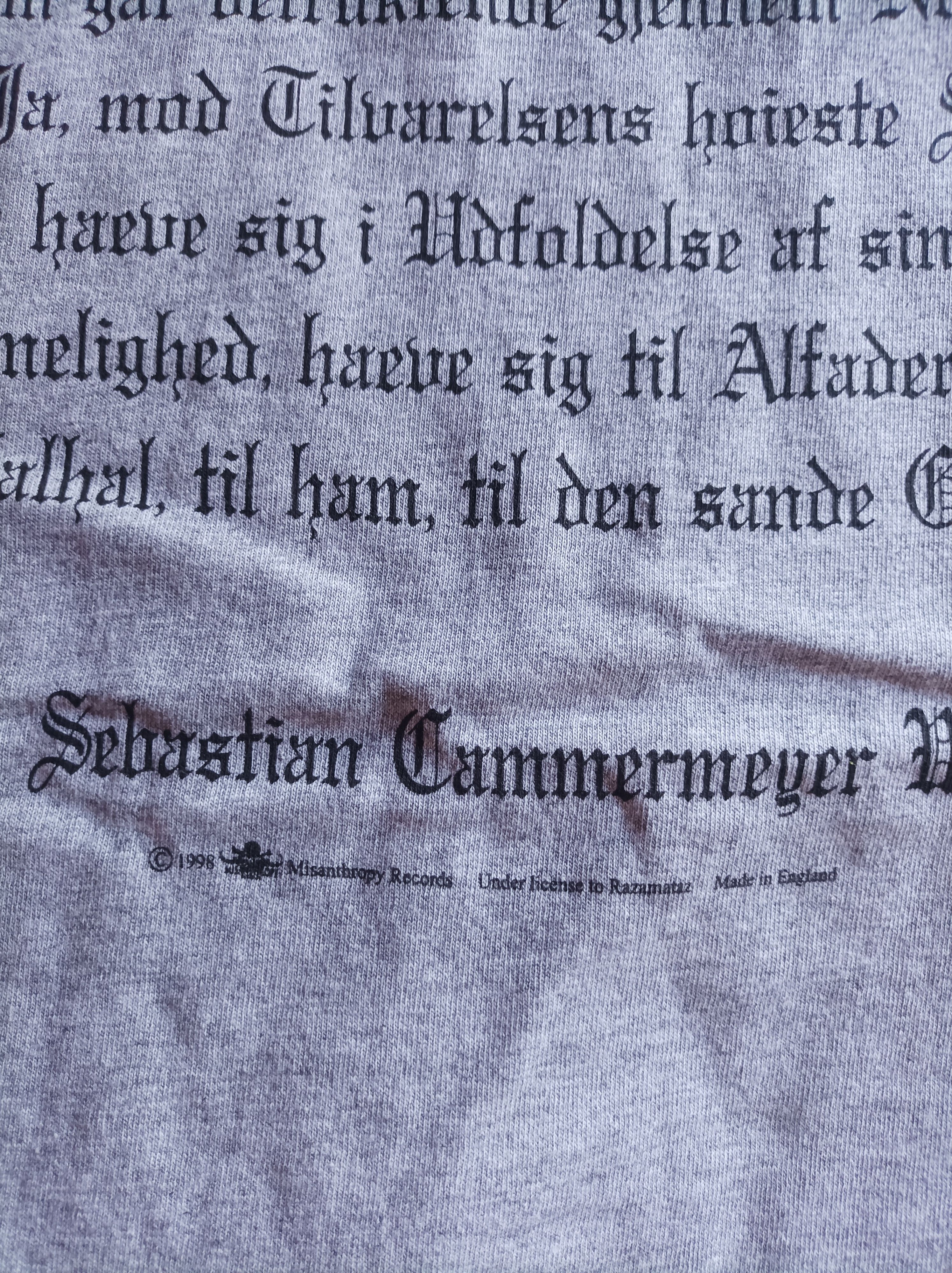 Band Tees Burzum.Filosofem.official L Size US L / EU 52-54 / 3 - 2 Thumbnail
