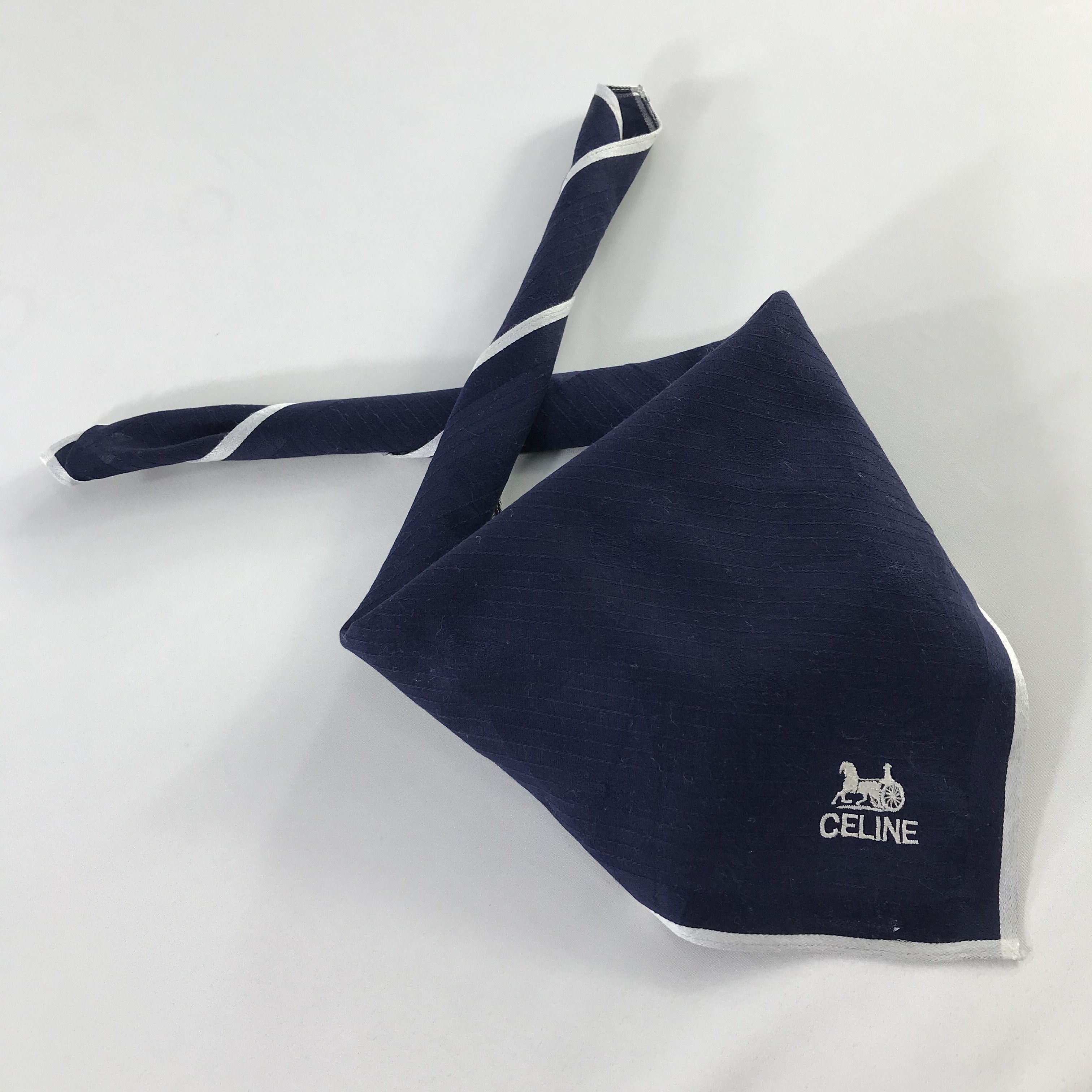 Celine × Vintage Celine Bandana / Handkerchief / Neckerchief - S814 Size ONE SIZE - 4 Thumbnail