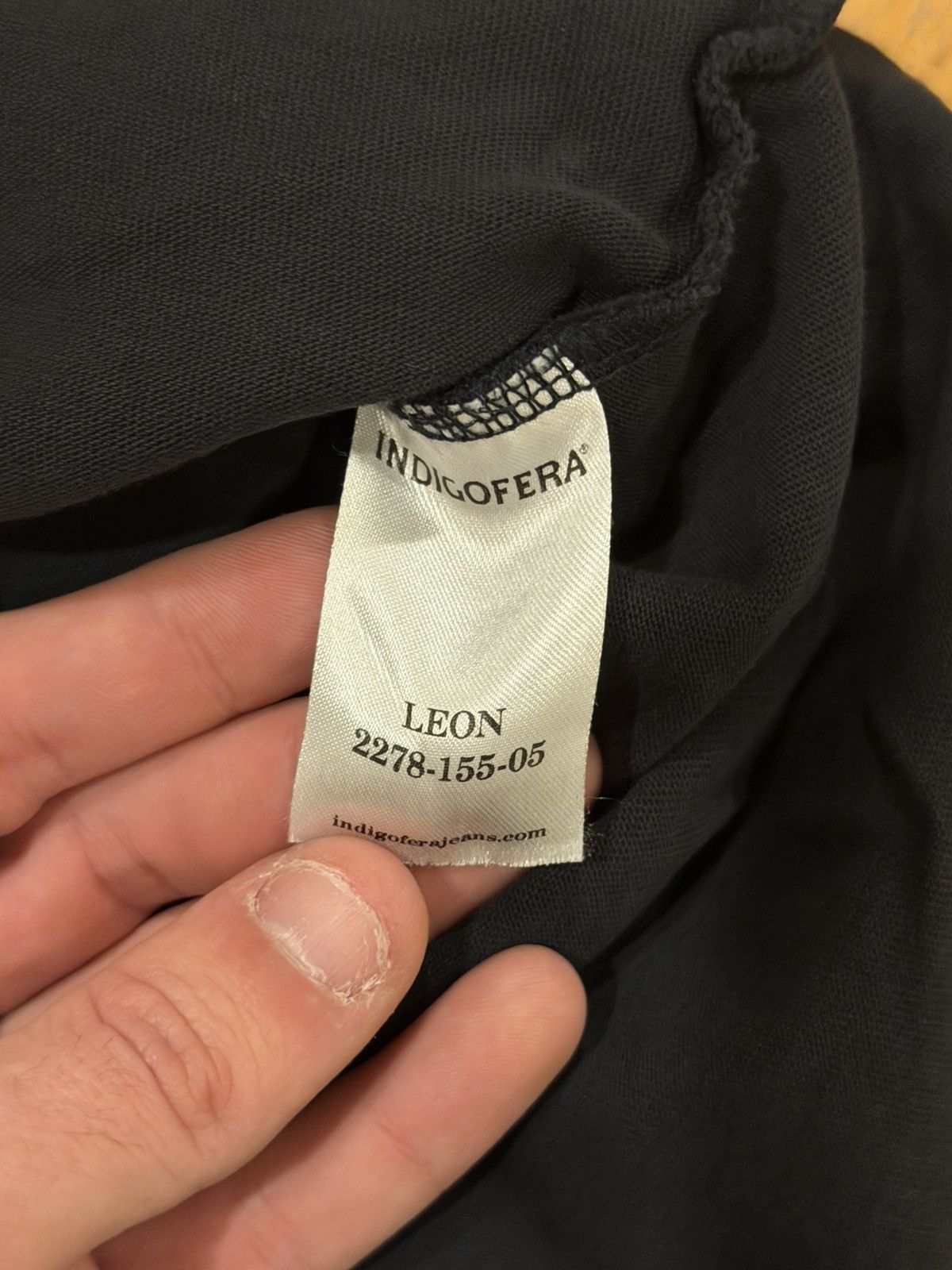 Indigofera Indigofera two tone black half sleeve shirt Size US L / EU 52-54 / 3 - 6 Thumbnail