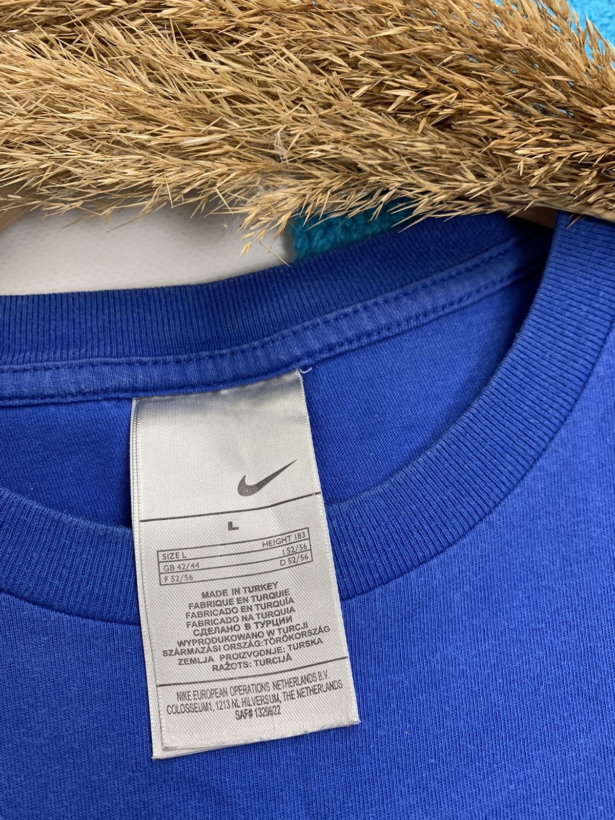 Nike × Vintage Vintage 90’s Nike Football Ball Print T-Shirt Size US L / EU 52-54 / 3 - 10 Thumbnail