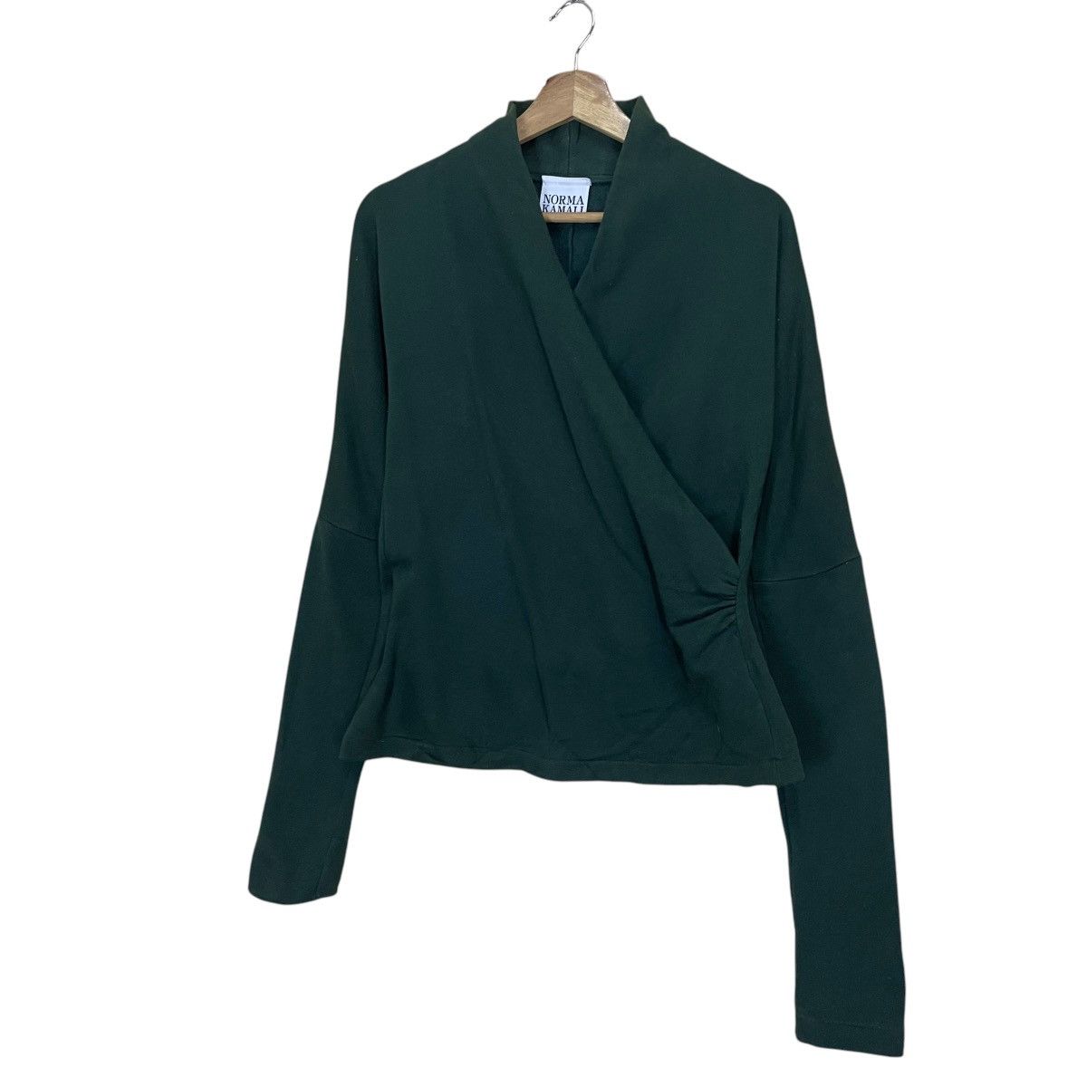 Norma Kamali Vintage 90s Norma Kamali Scallop Blouse Size M Size M / US 6-8 / IT 42-44 - 4 Thumbnail