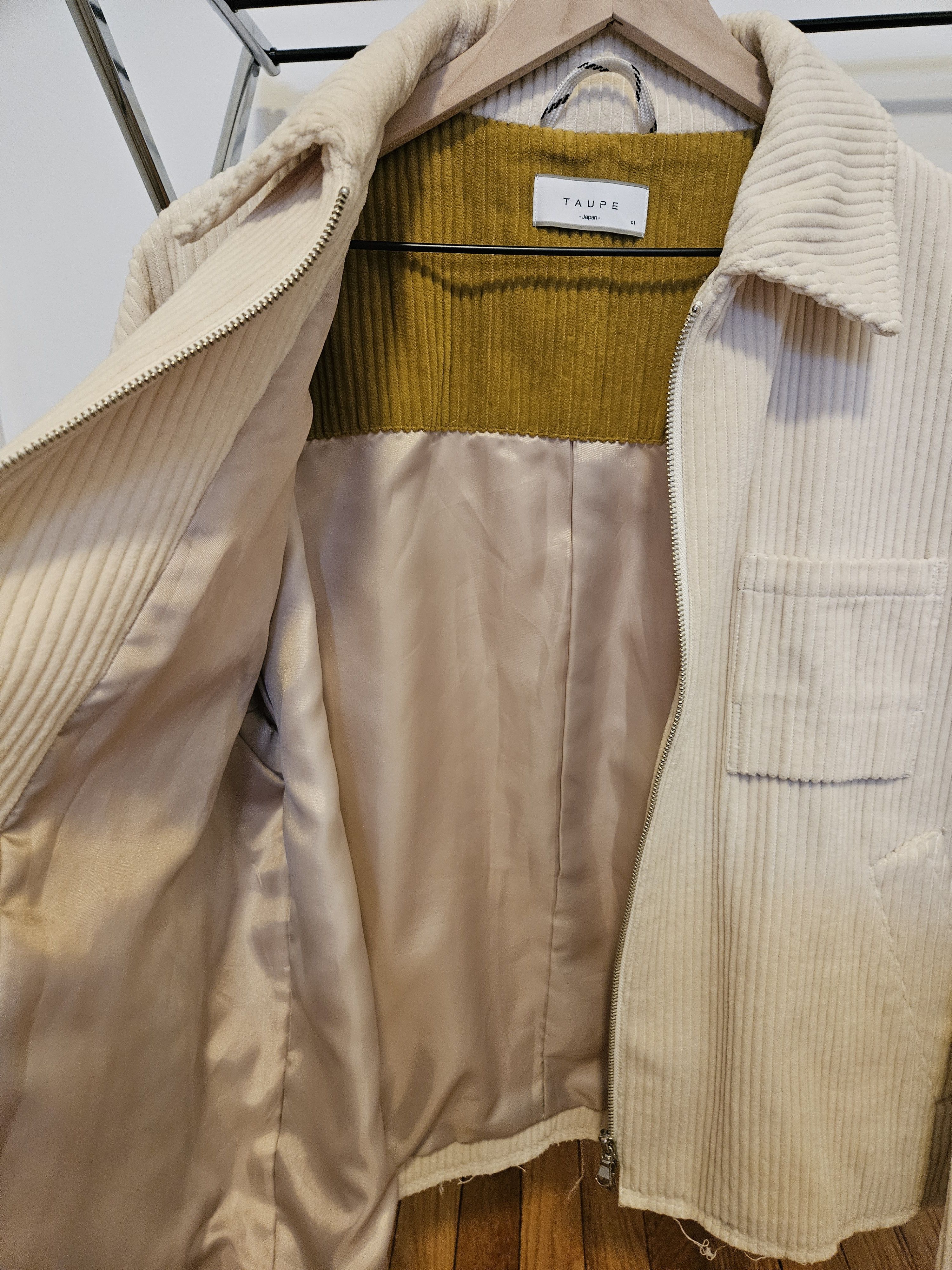Japanese Brand Taupe Japanese Creme Corduroy Jacket Size US L / EU 52-54 / 3 - 4 Thumbnail