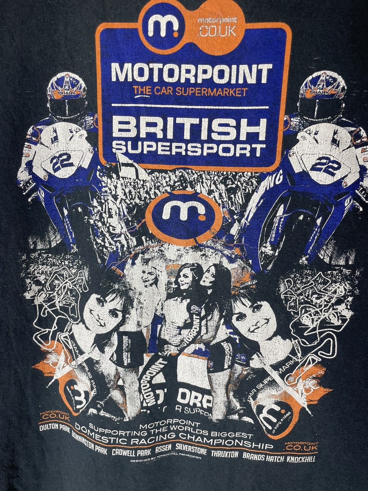 Vintage British Superbike racing vintage T shirt Size US L / EU 52-54 / 3 - 5 Thumbnail