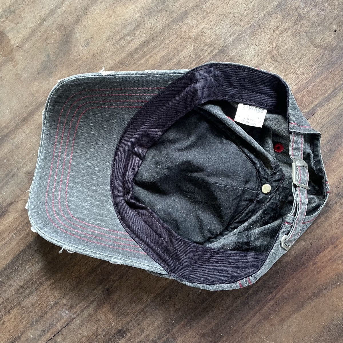 Unsound Rags SICK. Patch work vintage California jeans hat, unique stitch Size ONE SIZE - 6 Thumbnail
