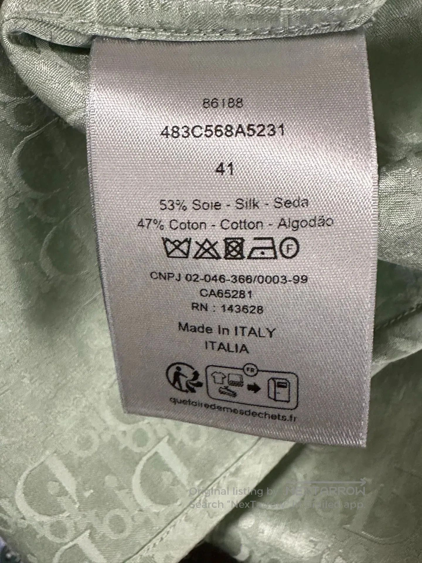 Dior dior short sleeve button-up shirt. Size US M / EU 48-50 / 2 - 4 Thumbnail
