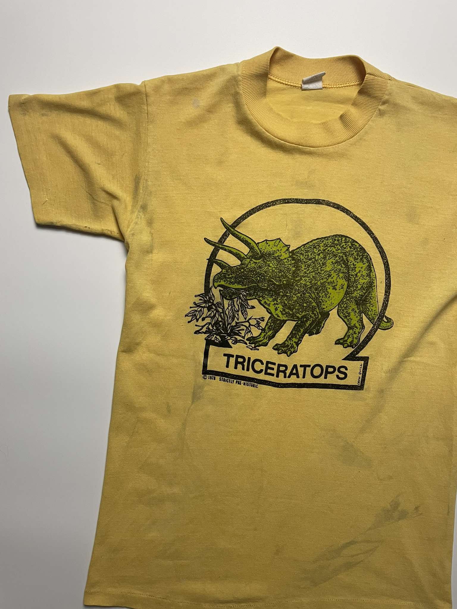 Vintage Vintage 1970s Dinosaur Art Shirt Size US XS / EU 42 / 0 - 11 Thumbnail