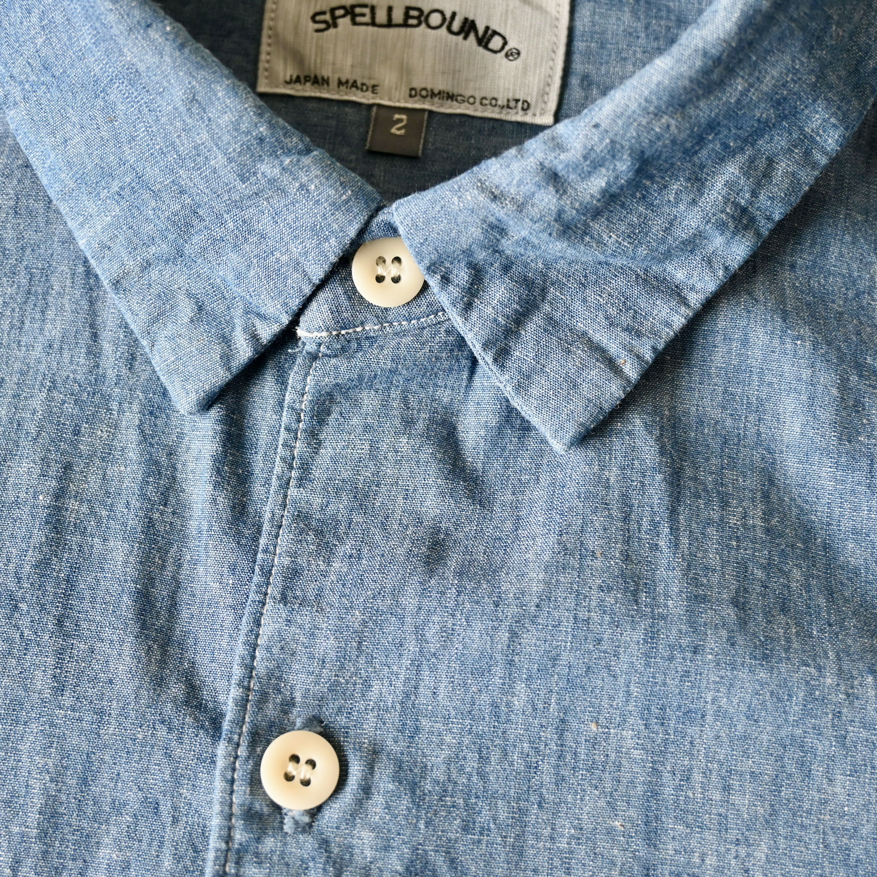 Spellbound SPELLBOUND cotton chambray work shirt, made in Japan Size US M / EU 48-50 / 2 - 12 Thumbnail