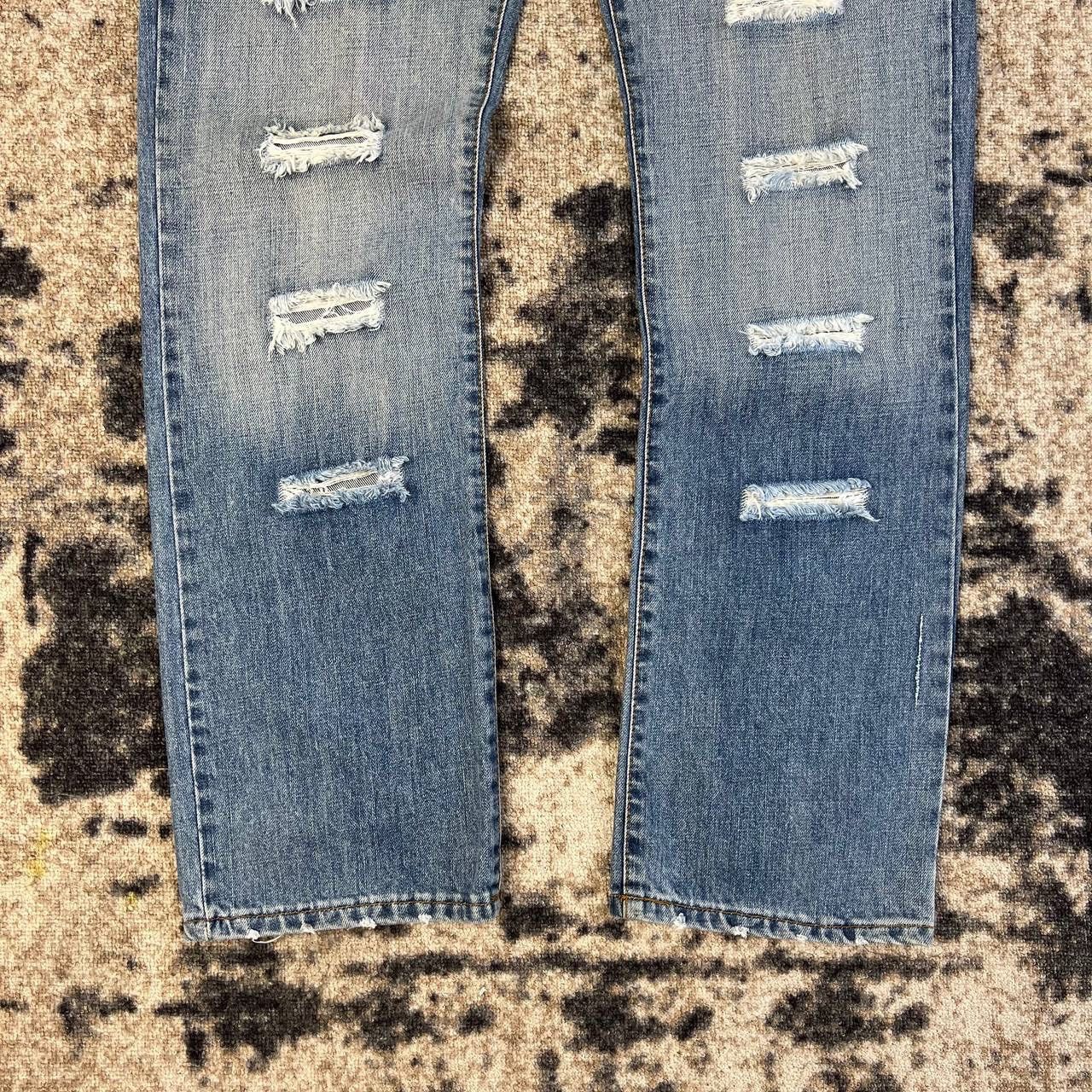 Diesel Diesel Luxury Distressed Style Denim Jeans Size US 33 - 5 Thumbnail