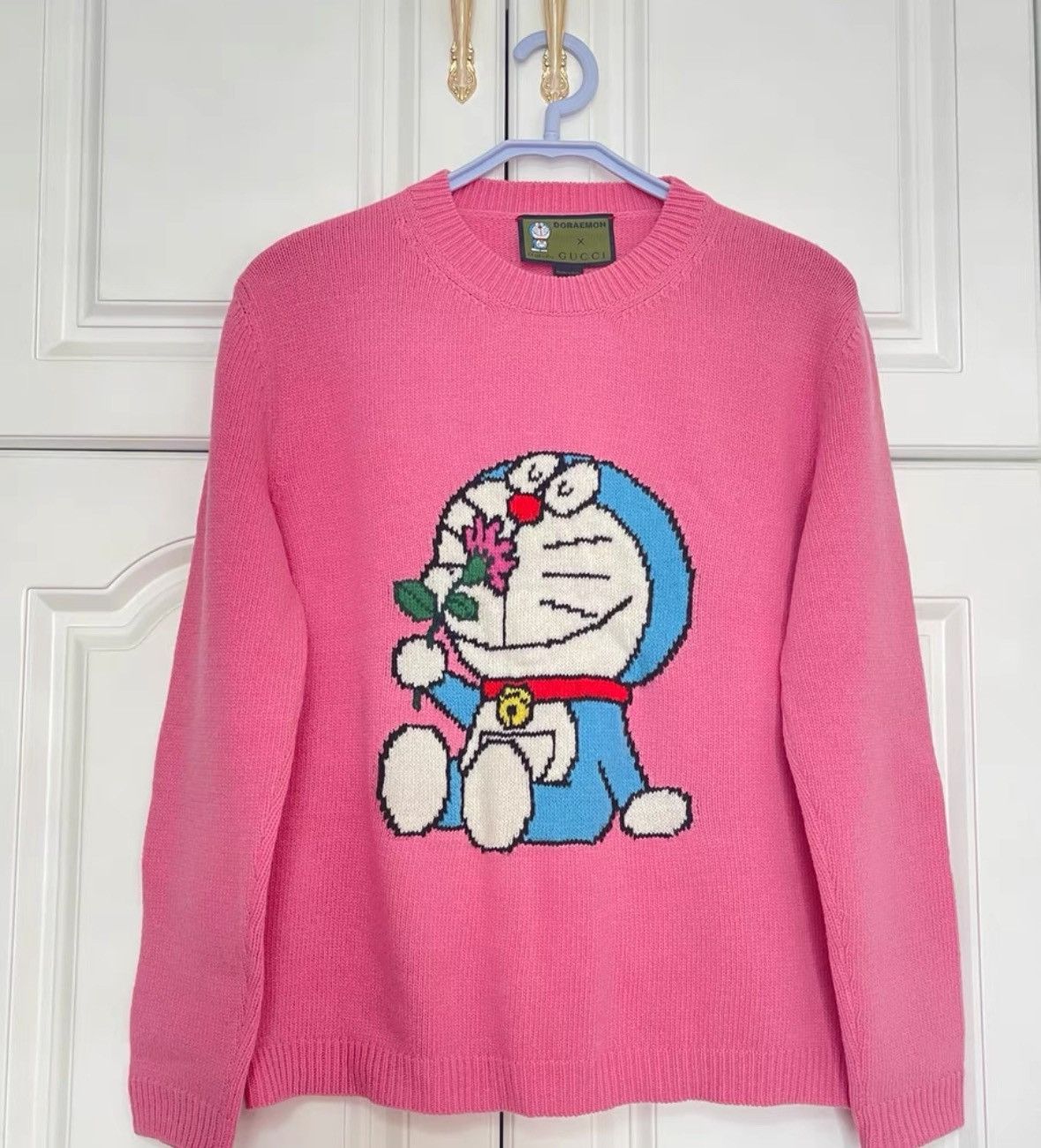 Gucci Gucci Pink Doraemon pullover sweater 2501-Nextarrow Size US M / EU 48-50 / 2 - 1 Thumbnail